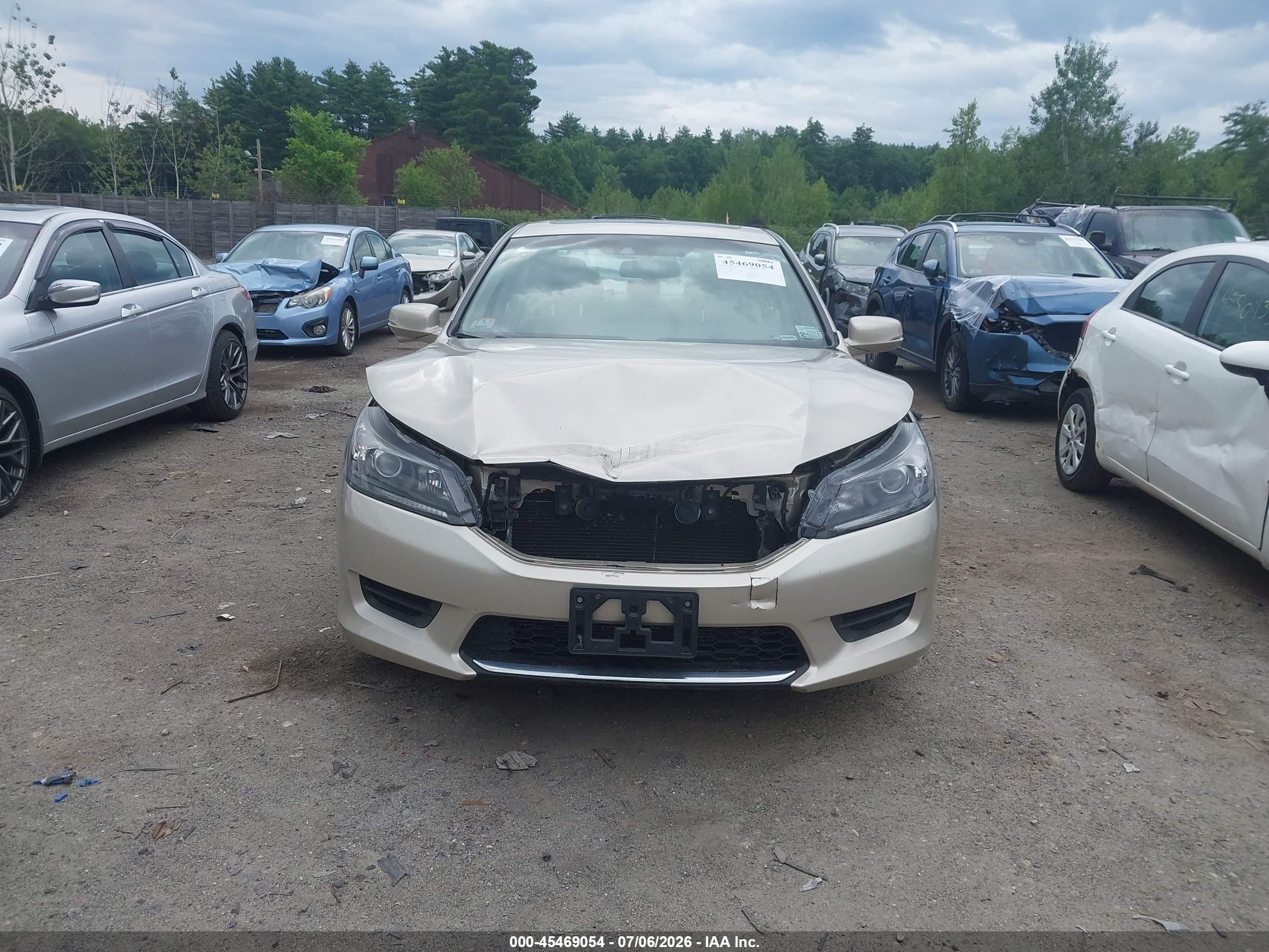 2013 Honda Accord Ex-l Gold vin: 1HGCR2F85DA045772