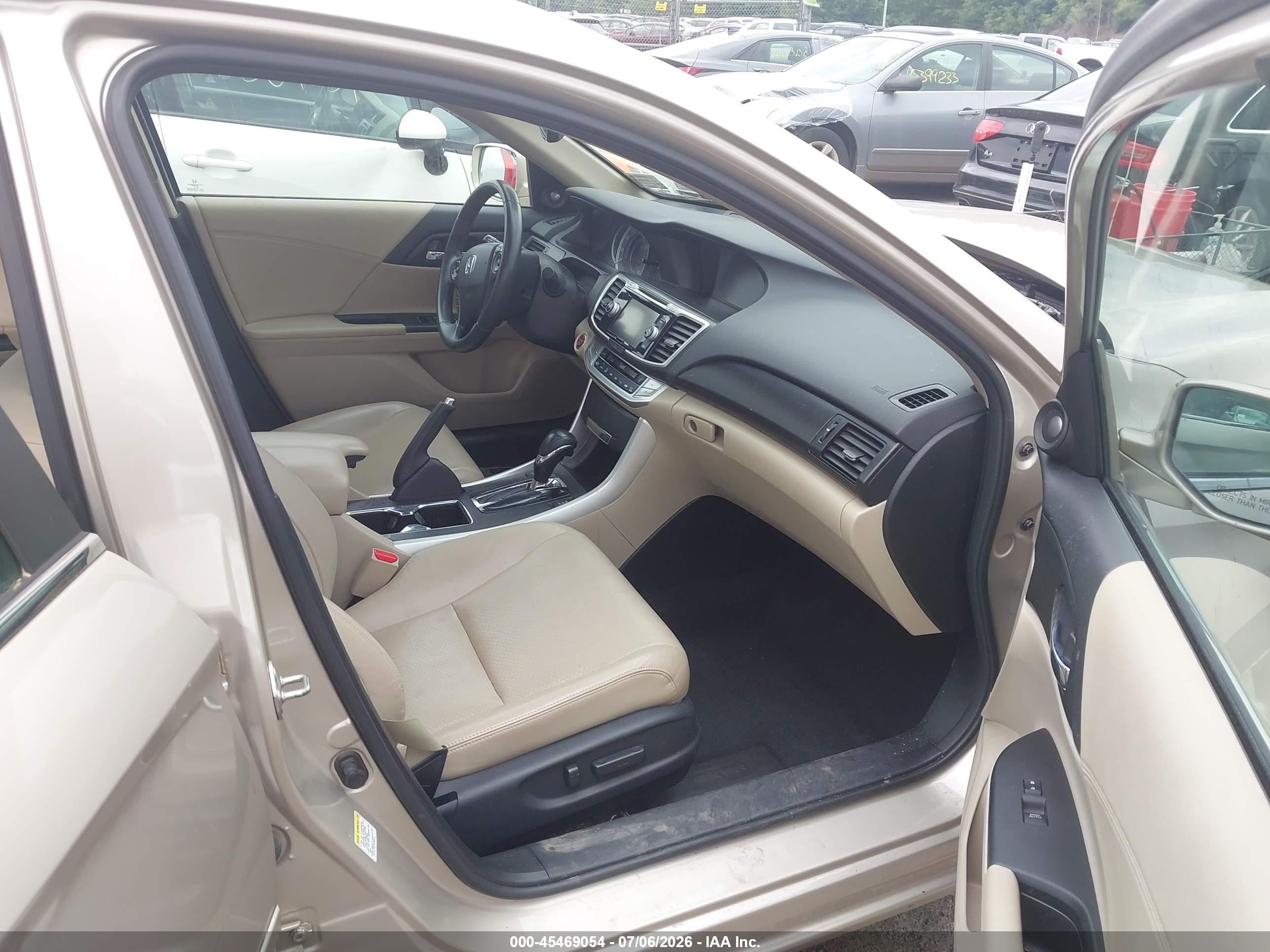 2013 Honda Accord Ex-l Gold vin: 1HGCR2F85DA045772