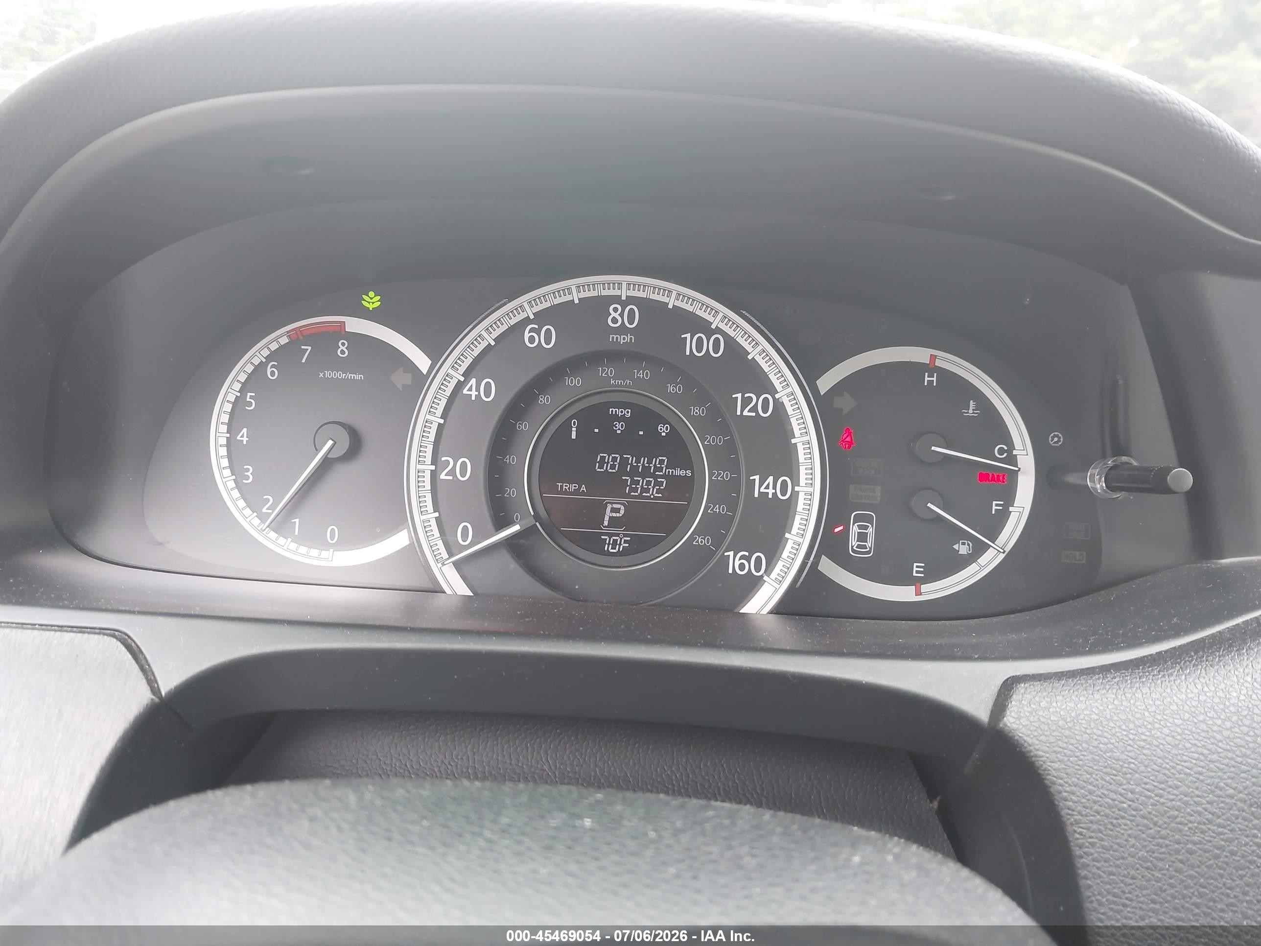 2013 Honda Accord Ex-l Gold vin: 1HGCR2F85DA045772