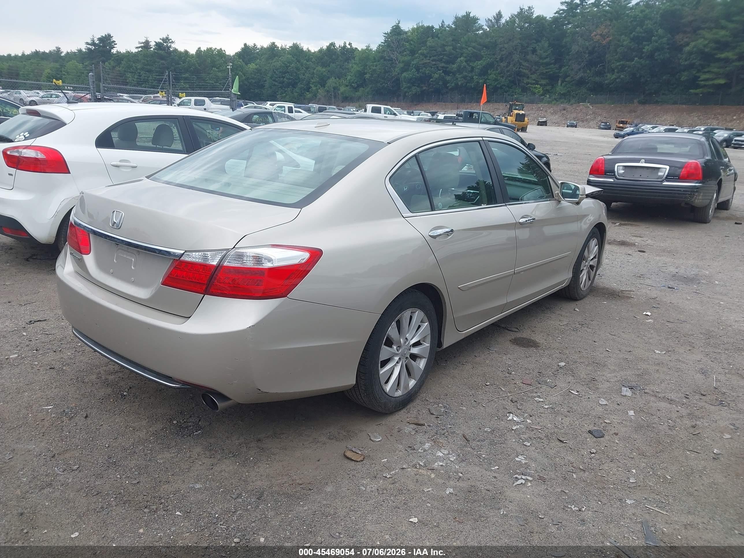 2013 Honda Accord Ex-l Gold vin: 1HGCR2F85DA045772