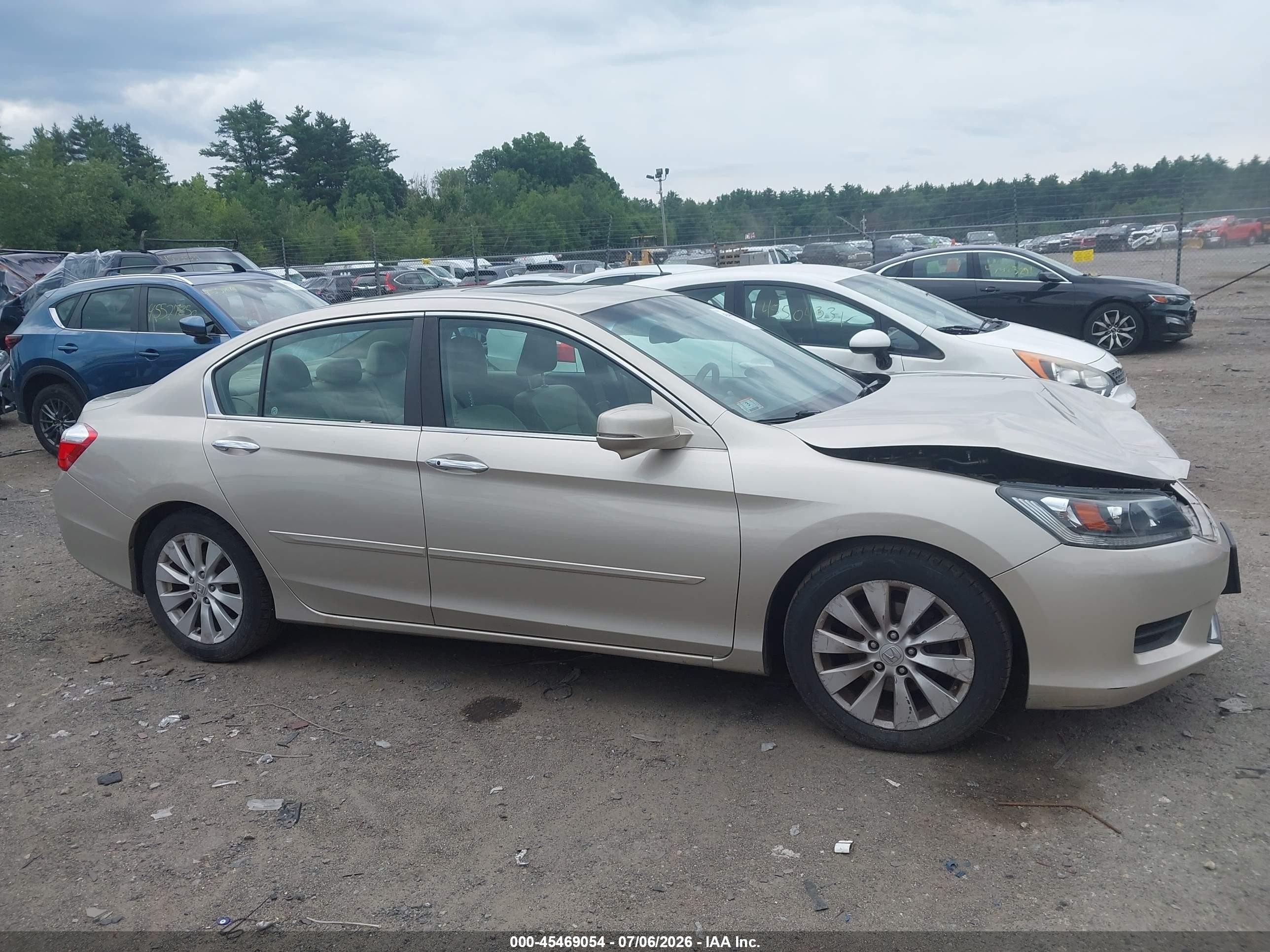 2013 Honda Accord Ex-l Gold vin: 1HGCR2F85DA045772