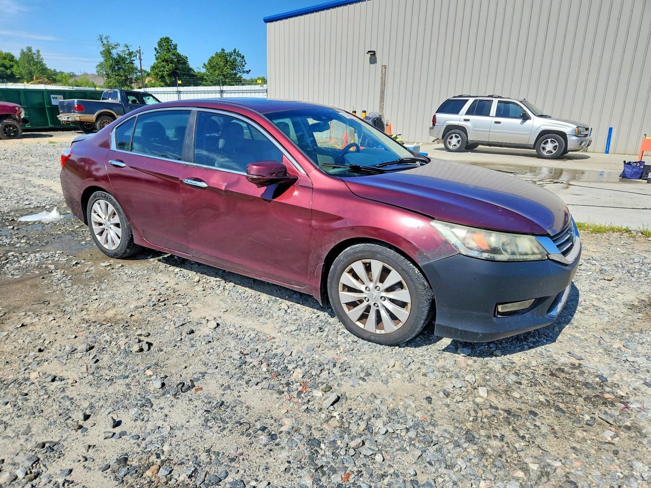 2013 Honda Accord Exl Фиолетовый vin: 1HGCR2F85DA049742