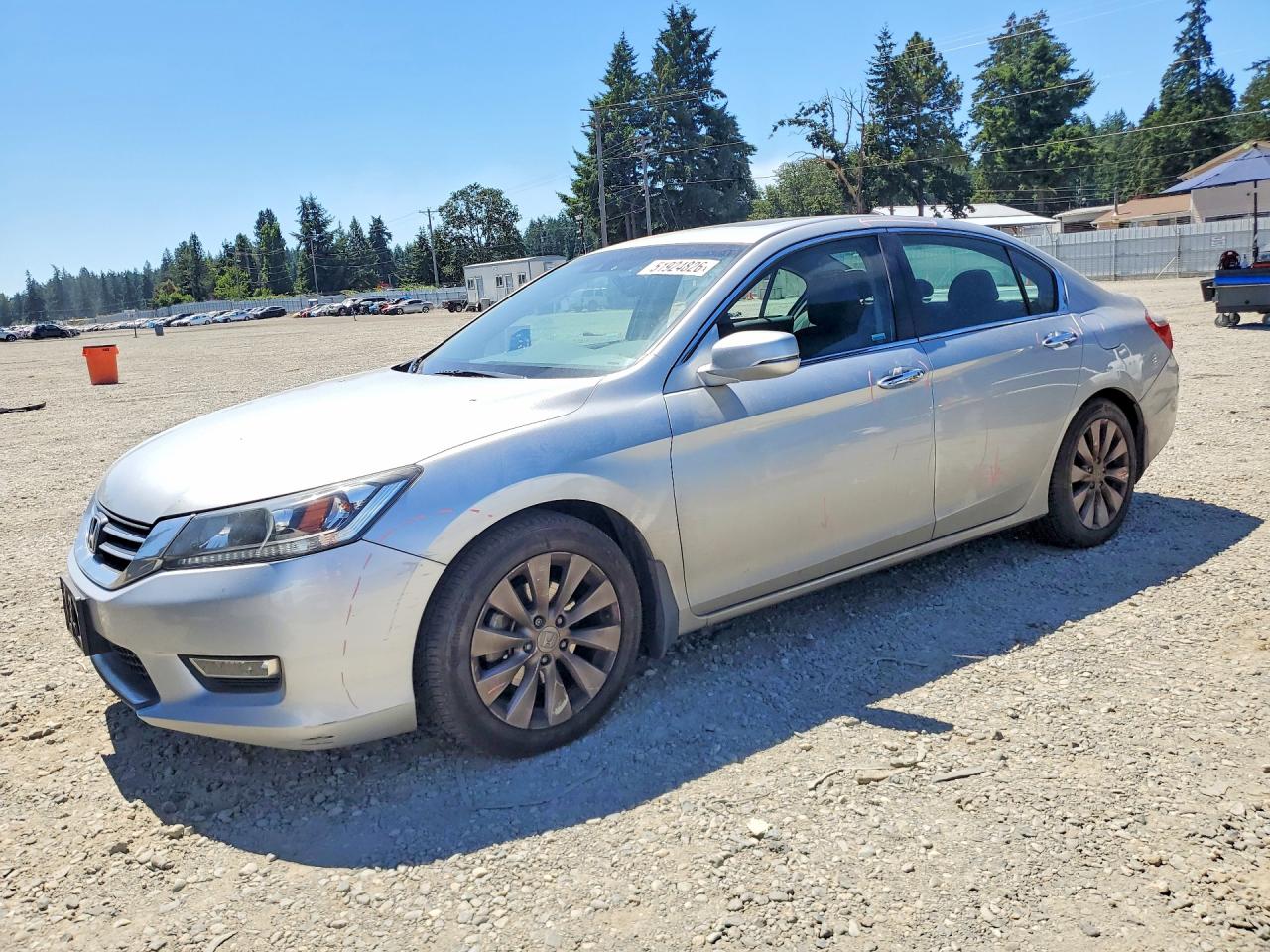 2013 Honda Accord Exl Silver vin: 1HGCR2F85DA055282