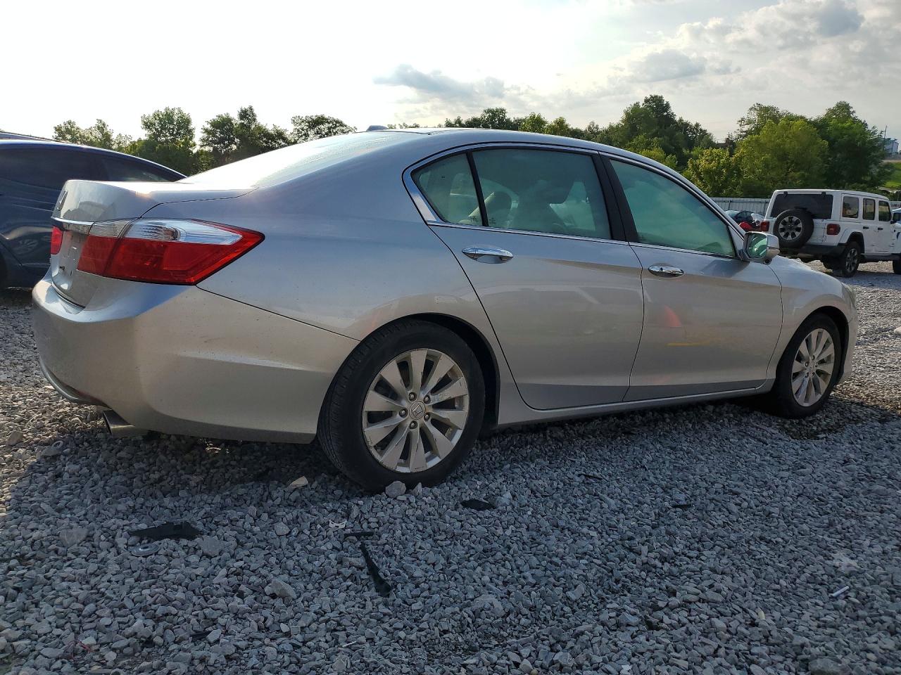 2013 Honda Accord Exl Silver vin: 1HGCR2F85DA062524