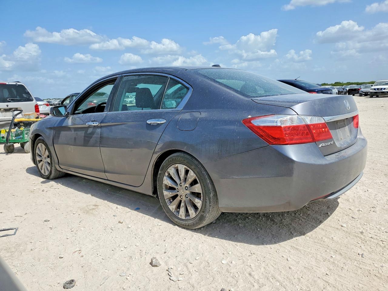 2013 Honda Accord Exl Gray vin: 1HGCR2F85DA063351