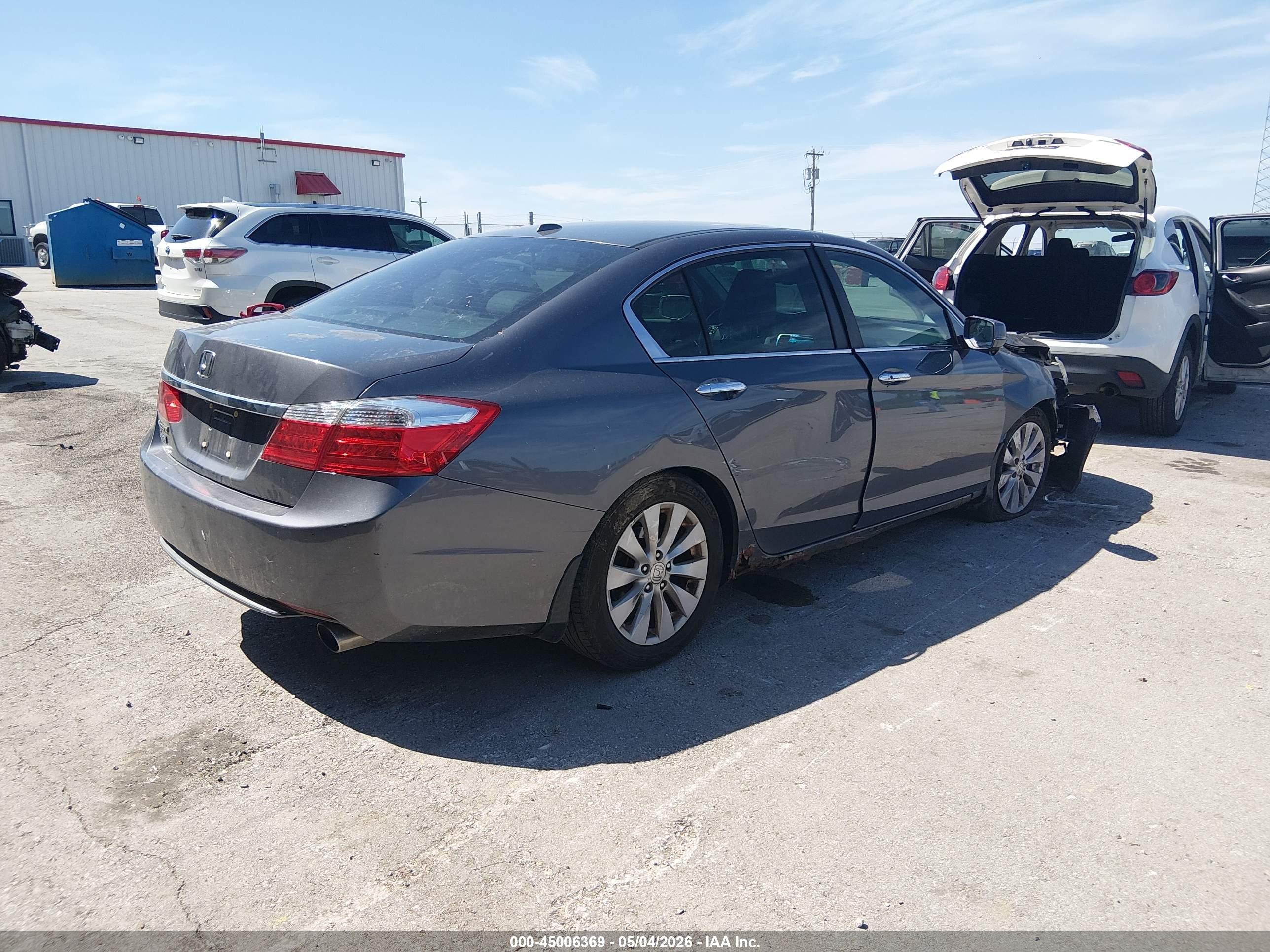 2013 Honda Accord Ex-l Gray vin: 1HGCR2F85DA071191