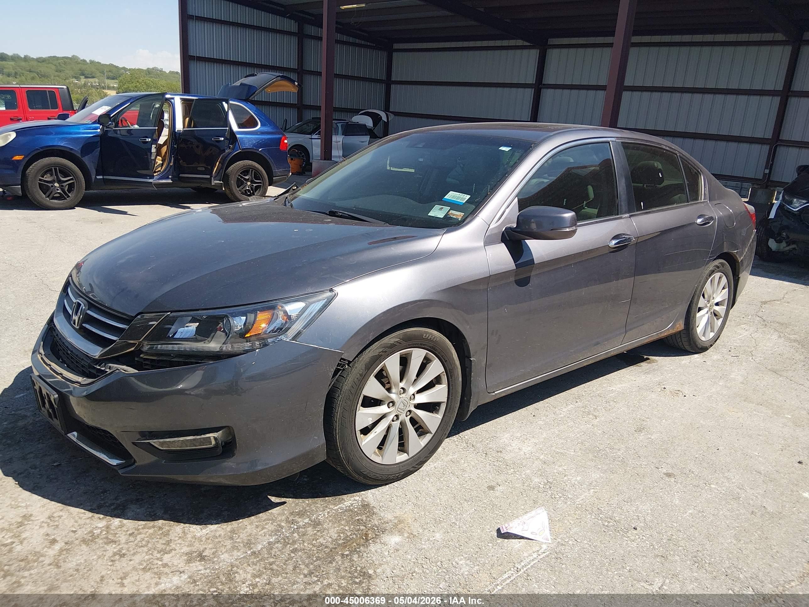 2013 Honda Accord Ex-l Gray vin: 1HGCR2F85DA071191