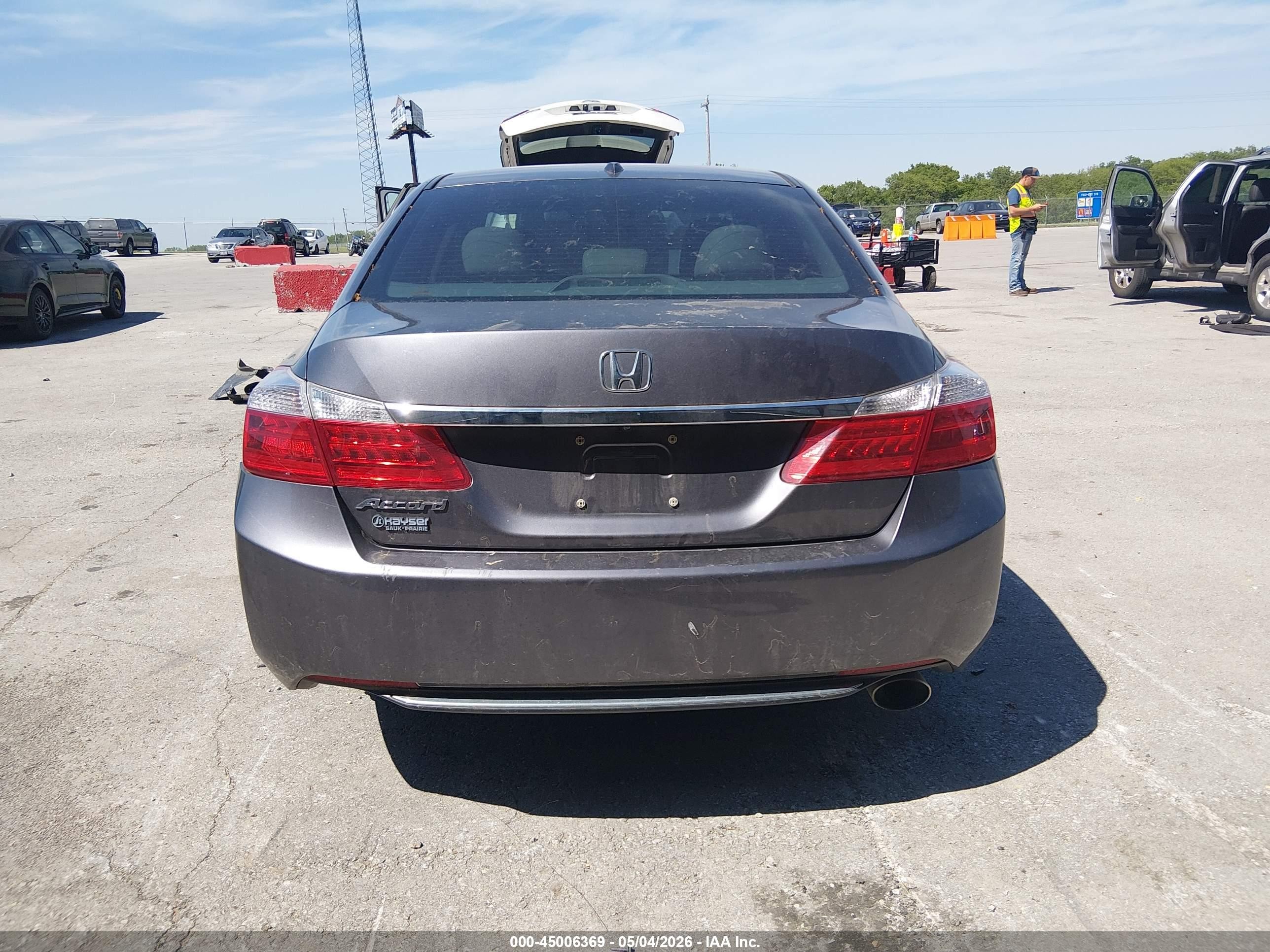2013 Honda Accord Ex-l Gray vin: 1HGCR2F85DA071191