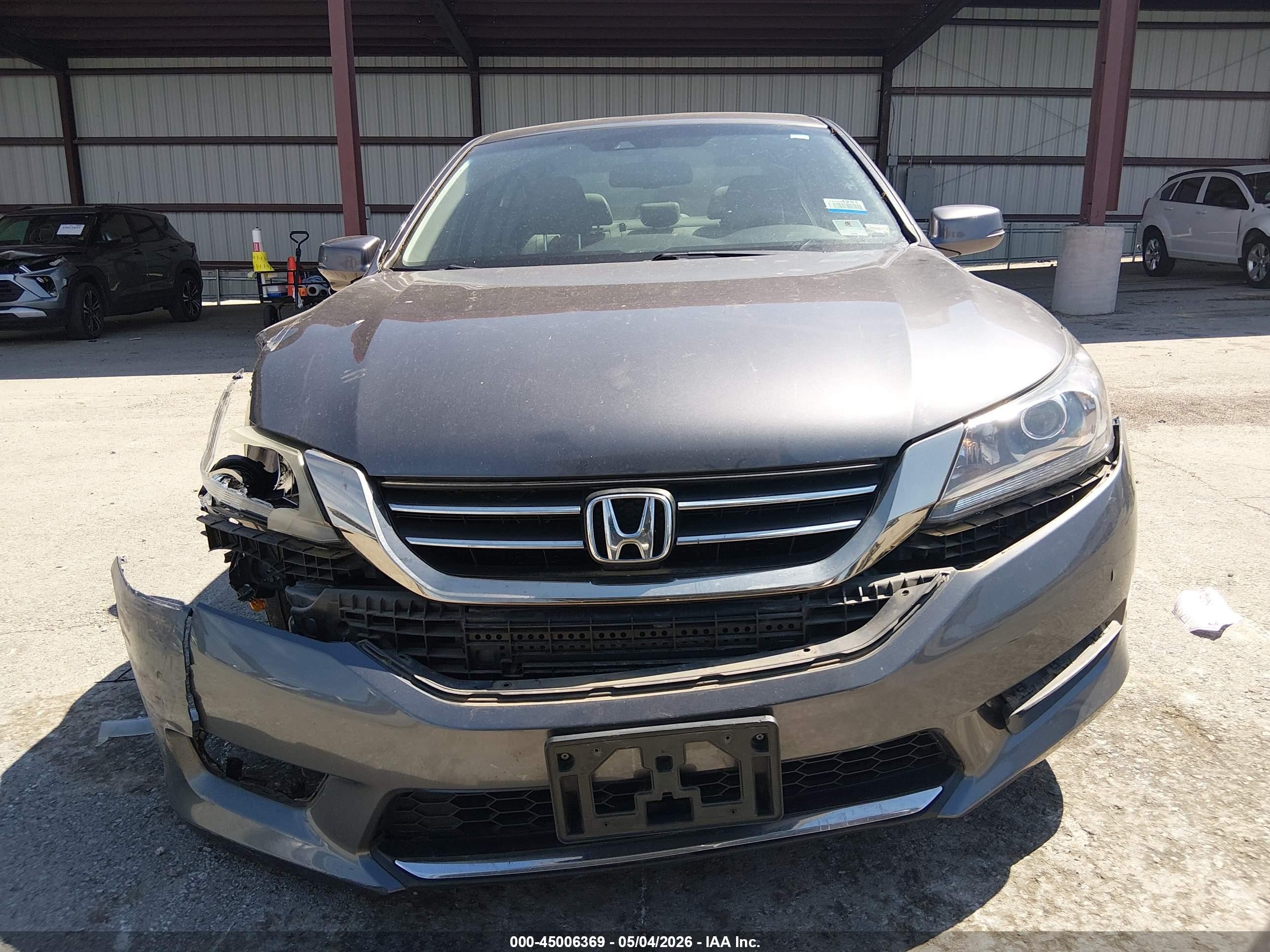 2013 Honda Accord Ex-l Gray vin: 1HGCR2F85DA071191