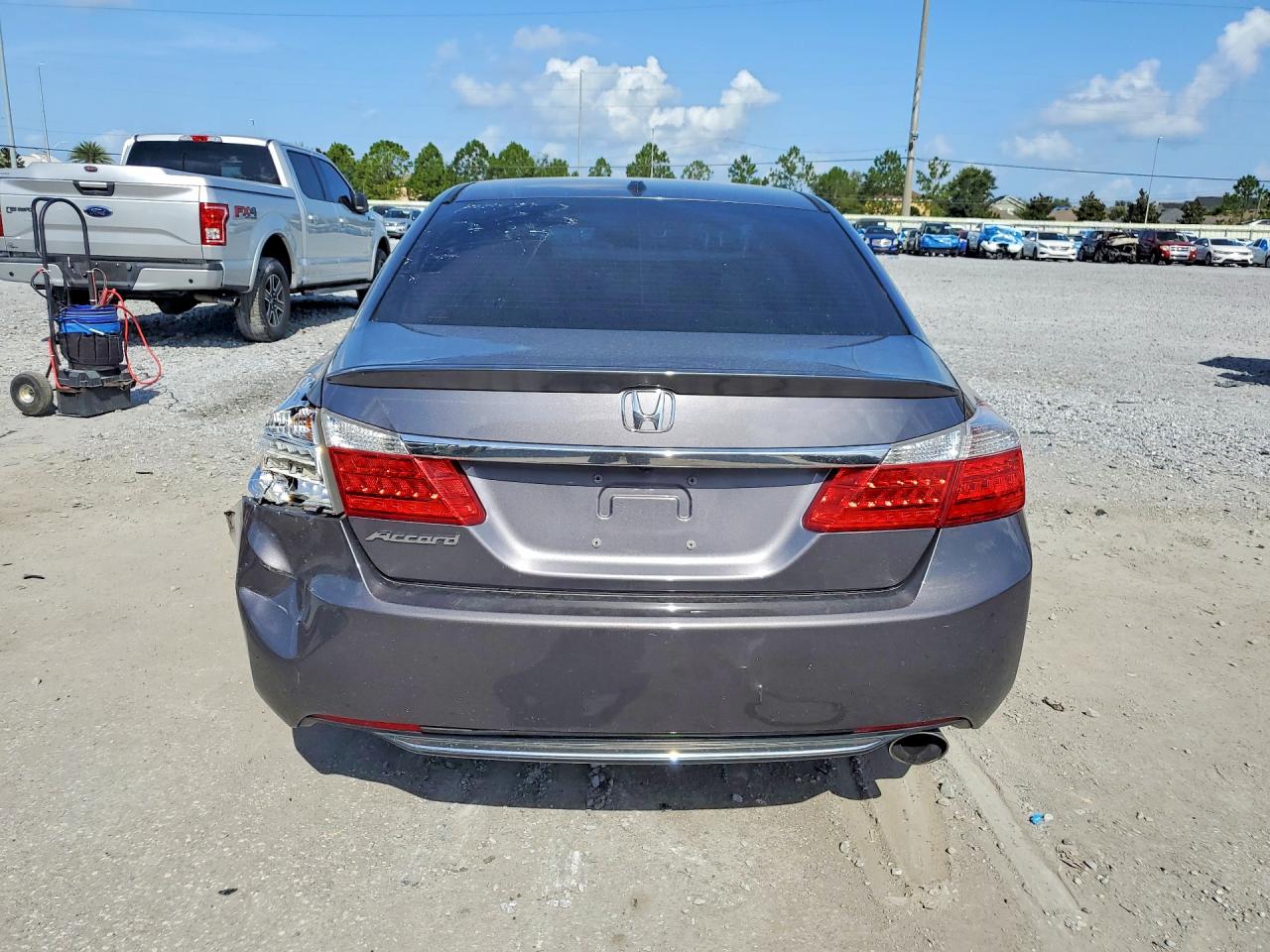 2013 Honda Accord Exl Серый vin: 1HGCR2F85DA080005