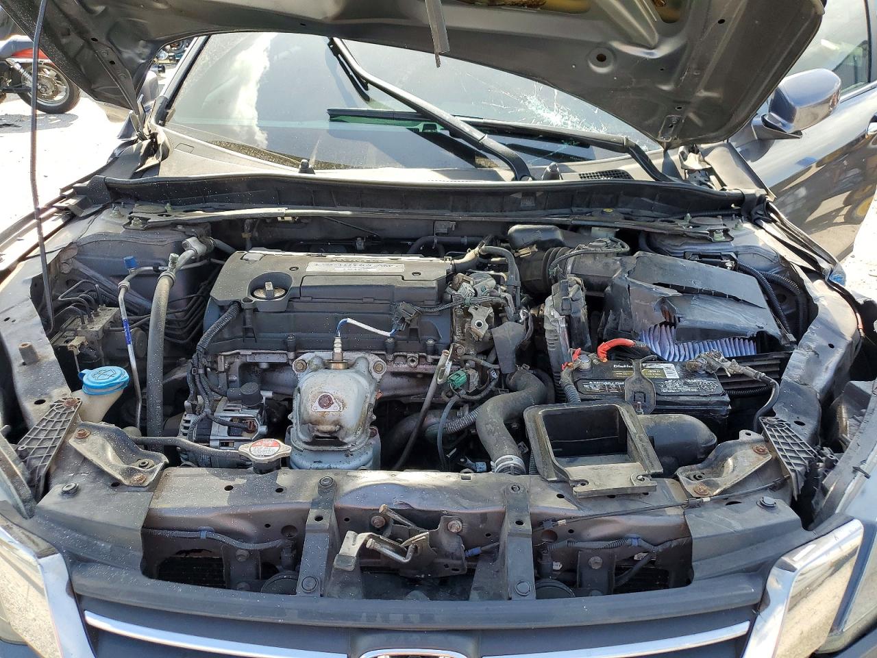 2013 Honda Accord Exl Серый vin: 1HGCR2F85DA080005
