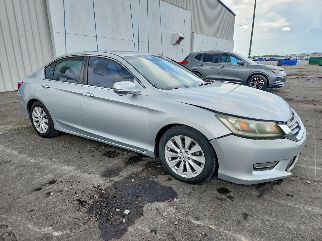 2013 Honda Accord Exl Silver vin: 1HGCR2F85DA090873