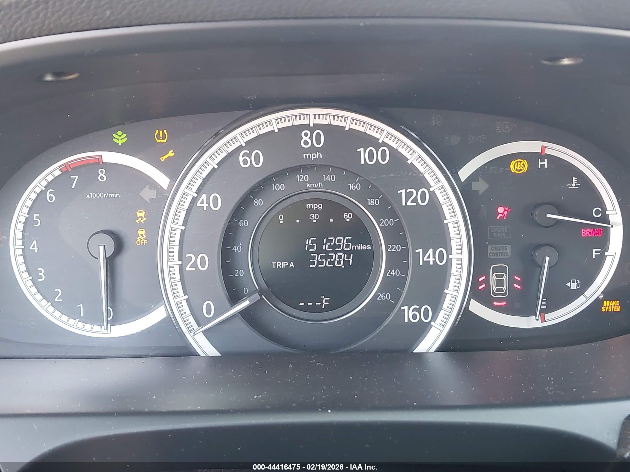2013 Honda Accord Ex-l Maroon vin: 1HGCR2F85DA097550