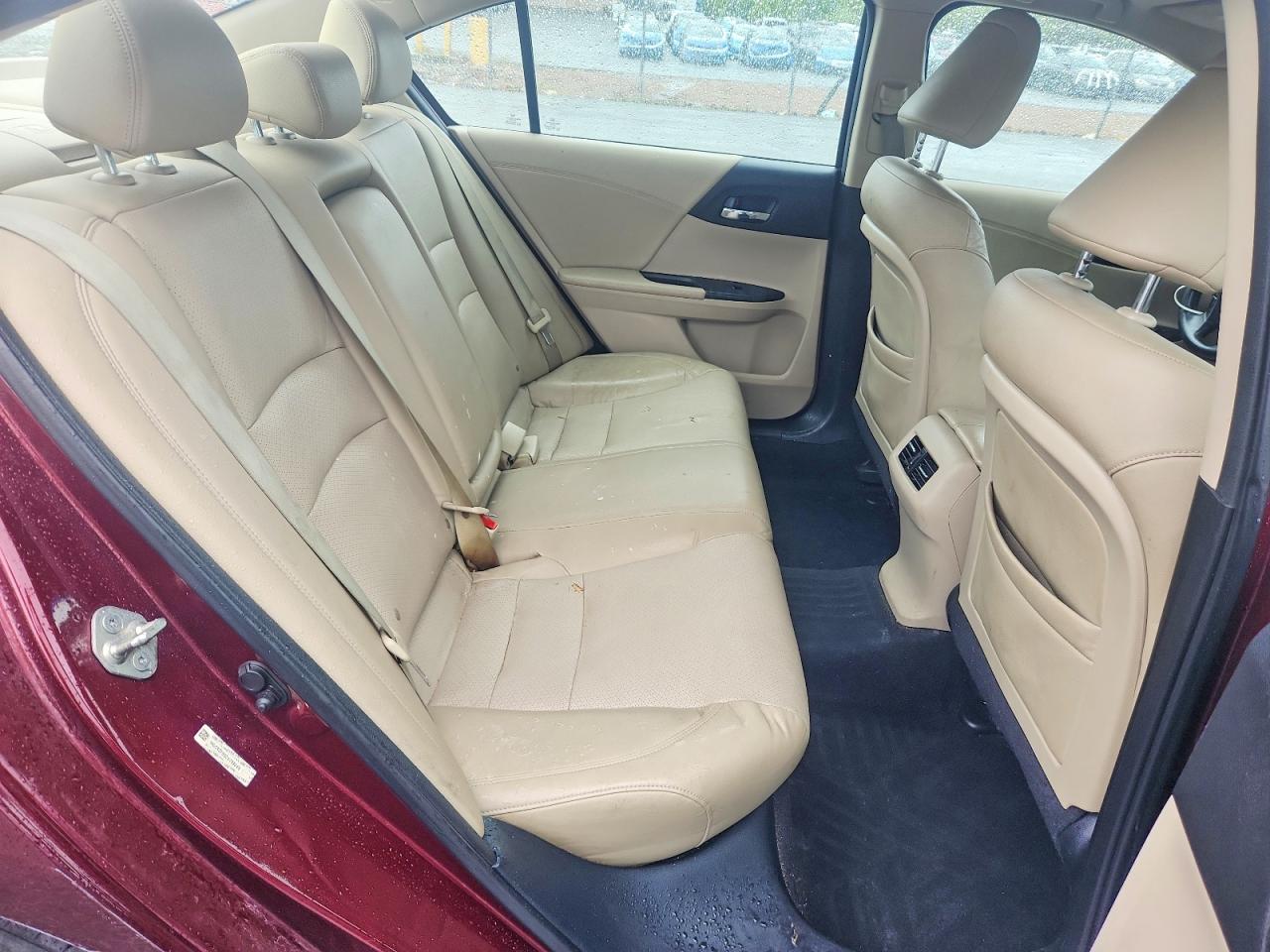 2013 Honda Accord Exl Red vin: 1HGCR2F85DA099346