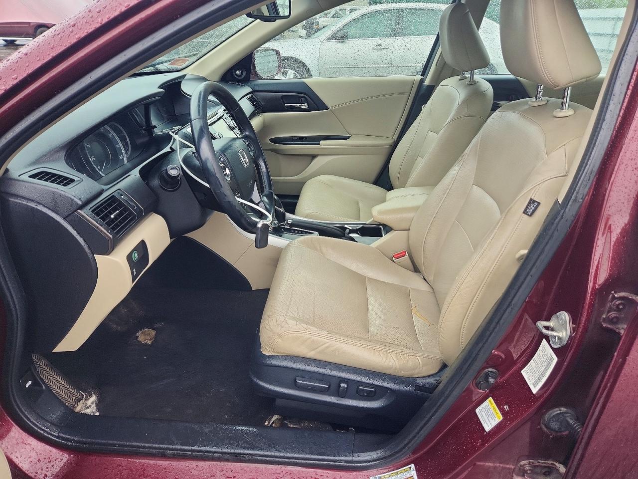 2013 Honda Accord Exl Red vin: 1HGCR2F85DA099346