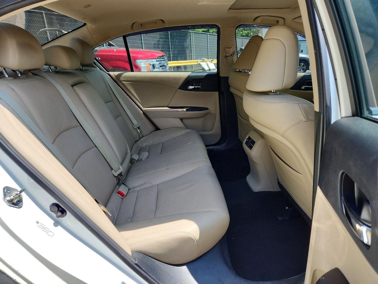 2013 Honda Accord Exl White vin: 1HGCR2F85DA103721