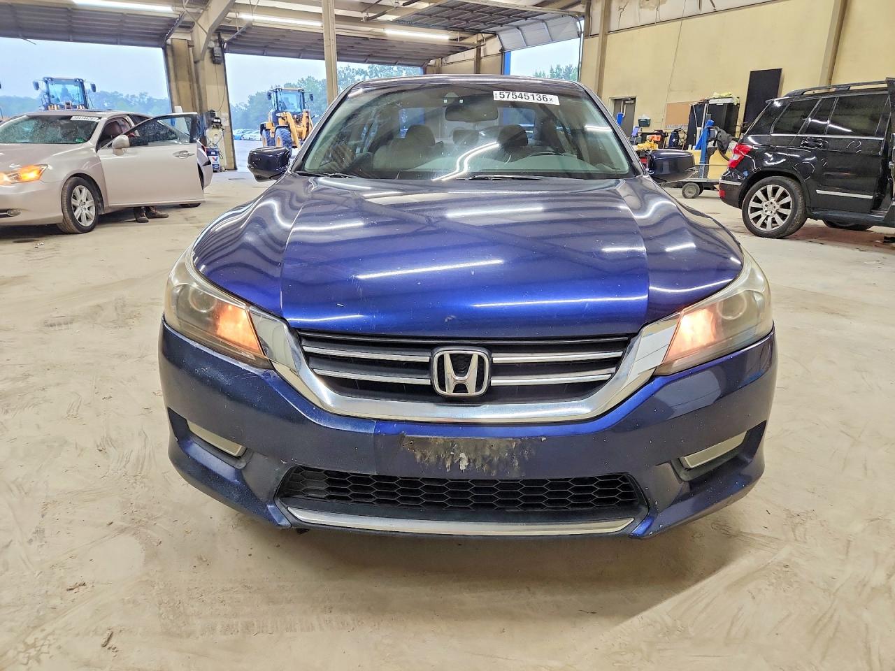 2013 Honda Accord Exl Blue vin: 1HGCR2F85DA113326