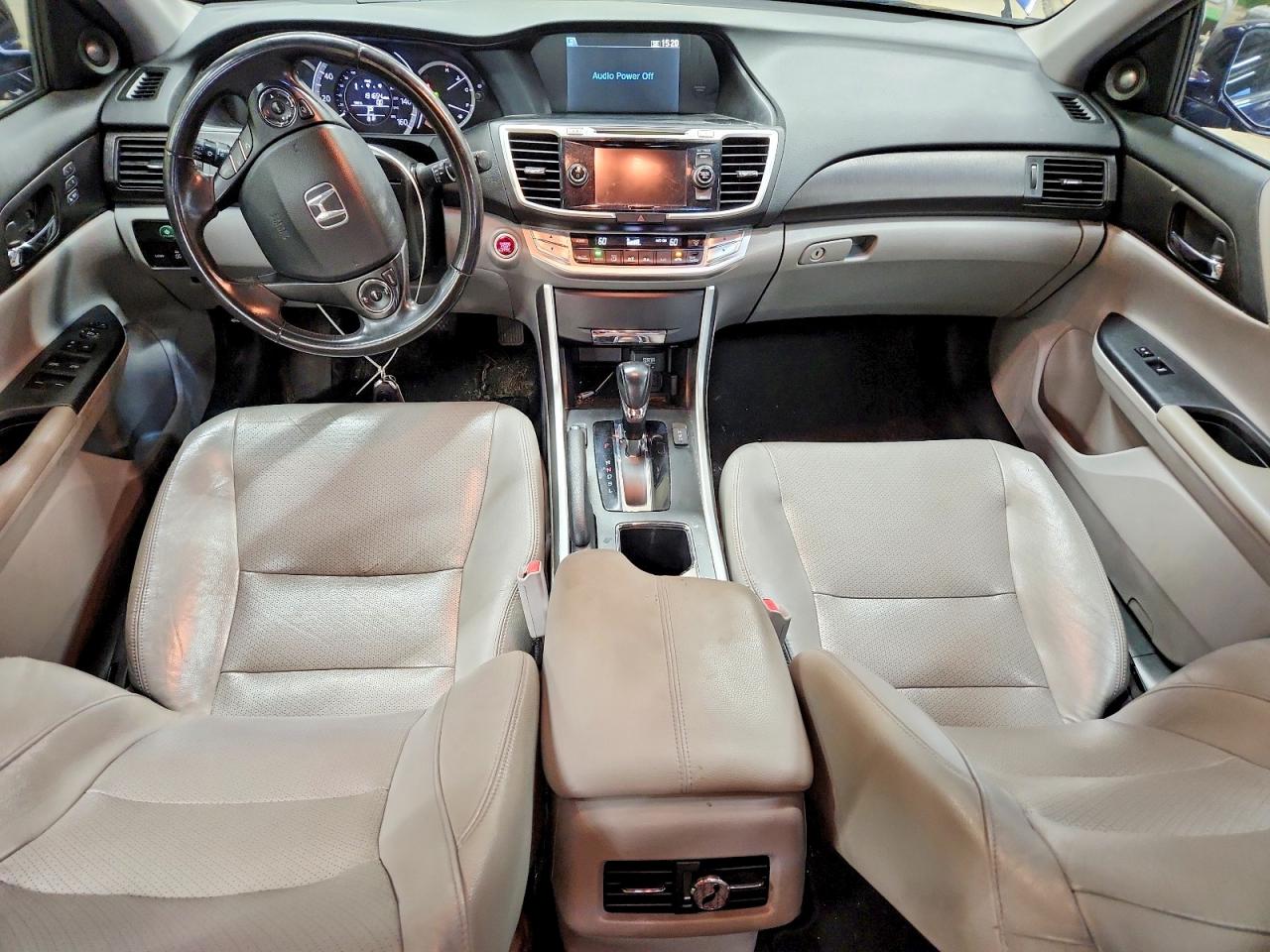 2013 Honda Accord Exl Blue vin: 1HGCR2F85DA113326
