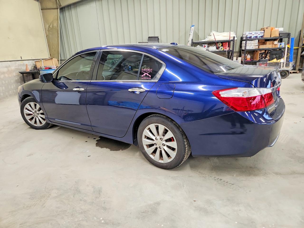 2013 Honda Accord Exl Blue vin: 1HGCR2F85DA113326