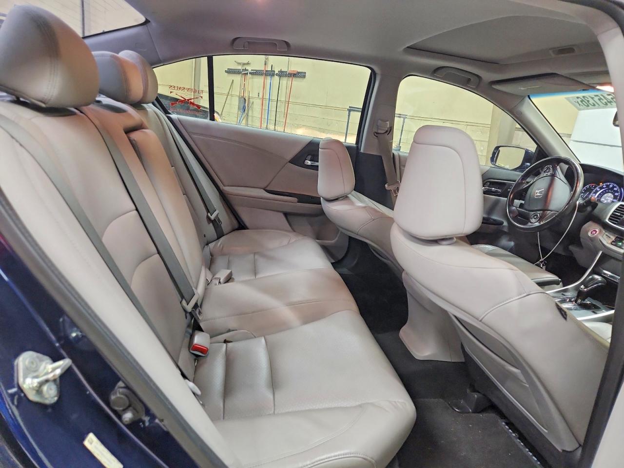 2013 Honda Accord Exl Blue vin: 1HGCR2F85DA113326