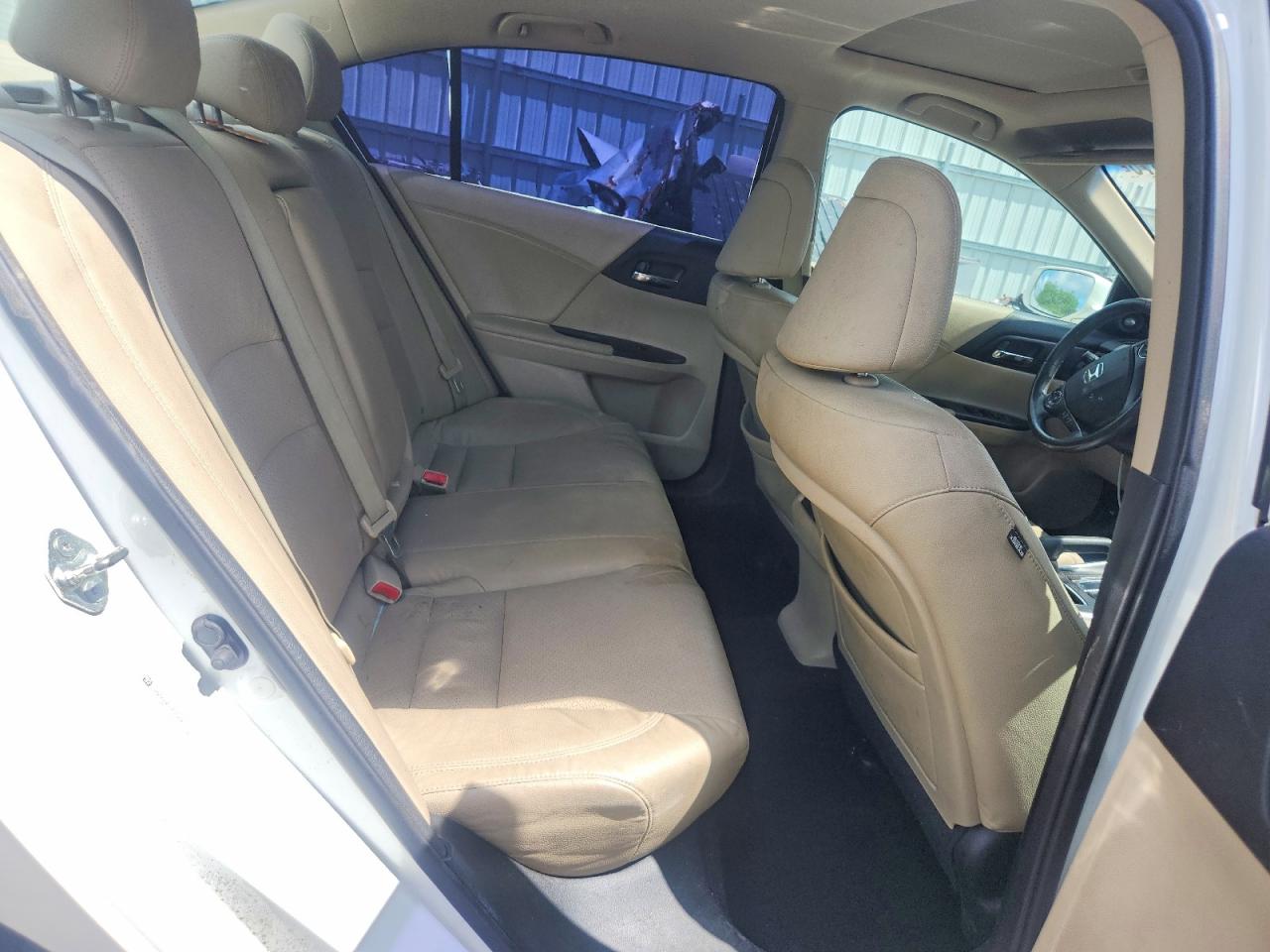 2013 Honda Accord Exl White vin: 1HGCR2F85DA115058