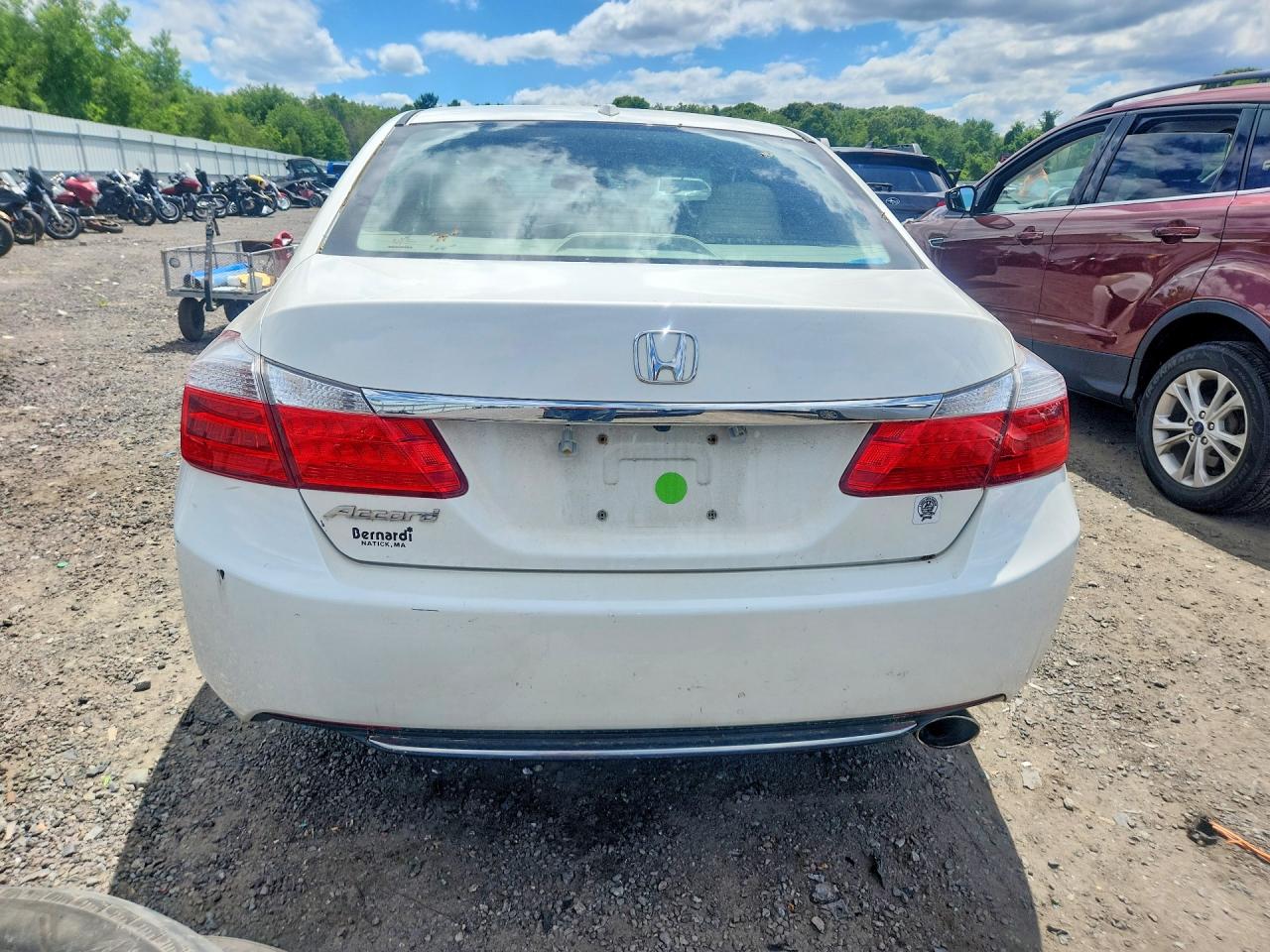 2013 Honda Accord Exl White vin: 1HGCR2F85DA115058