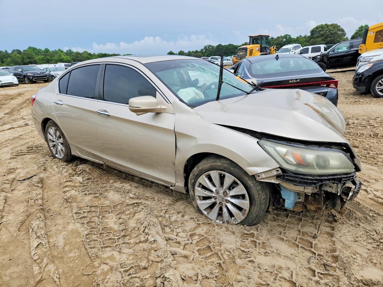 2013 Honda Accord Exl Gold vin: 1HGCR2F85DA117151