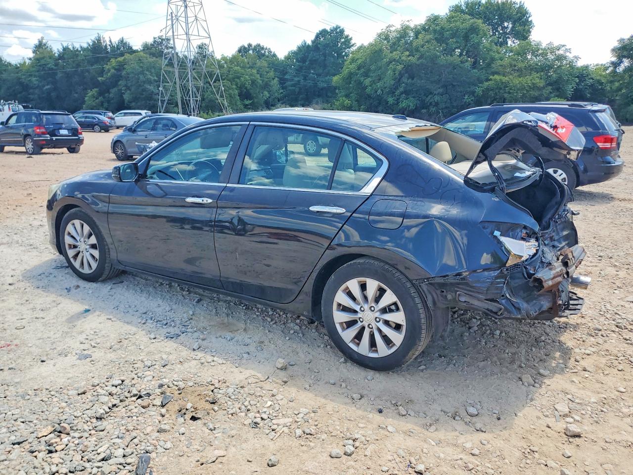 2013 Honda Accord Exl Черный vin: 1HGCR2F85DA118784
