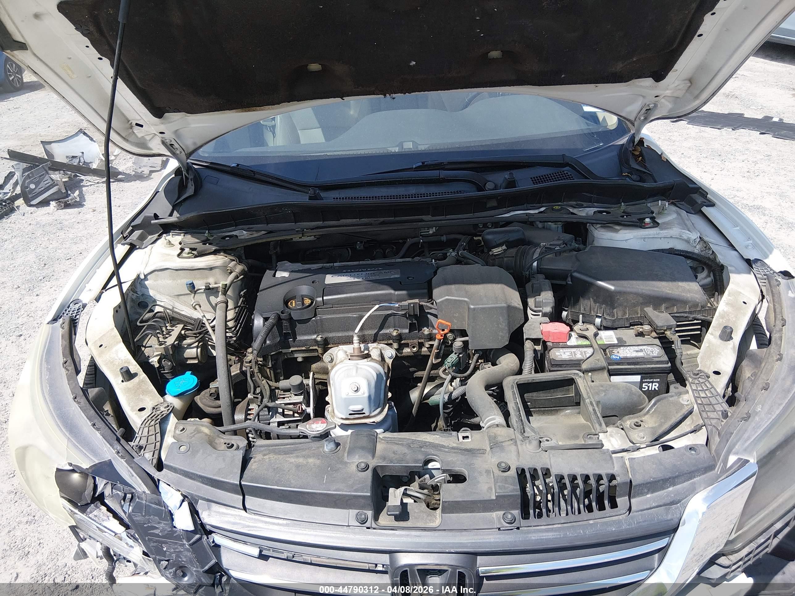 2013 Honda Accord Ex-l White vin: 1HGCR2F85DA122091