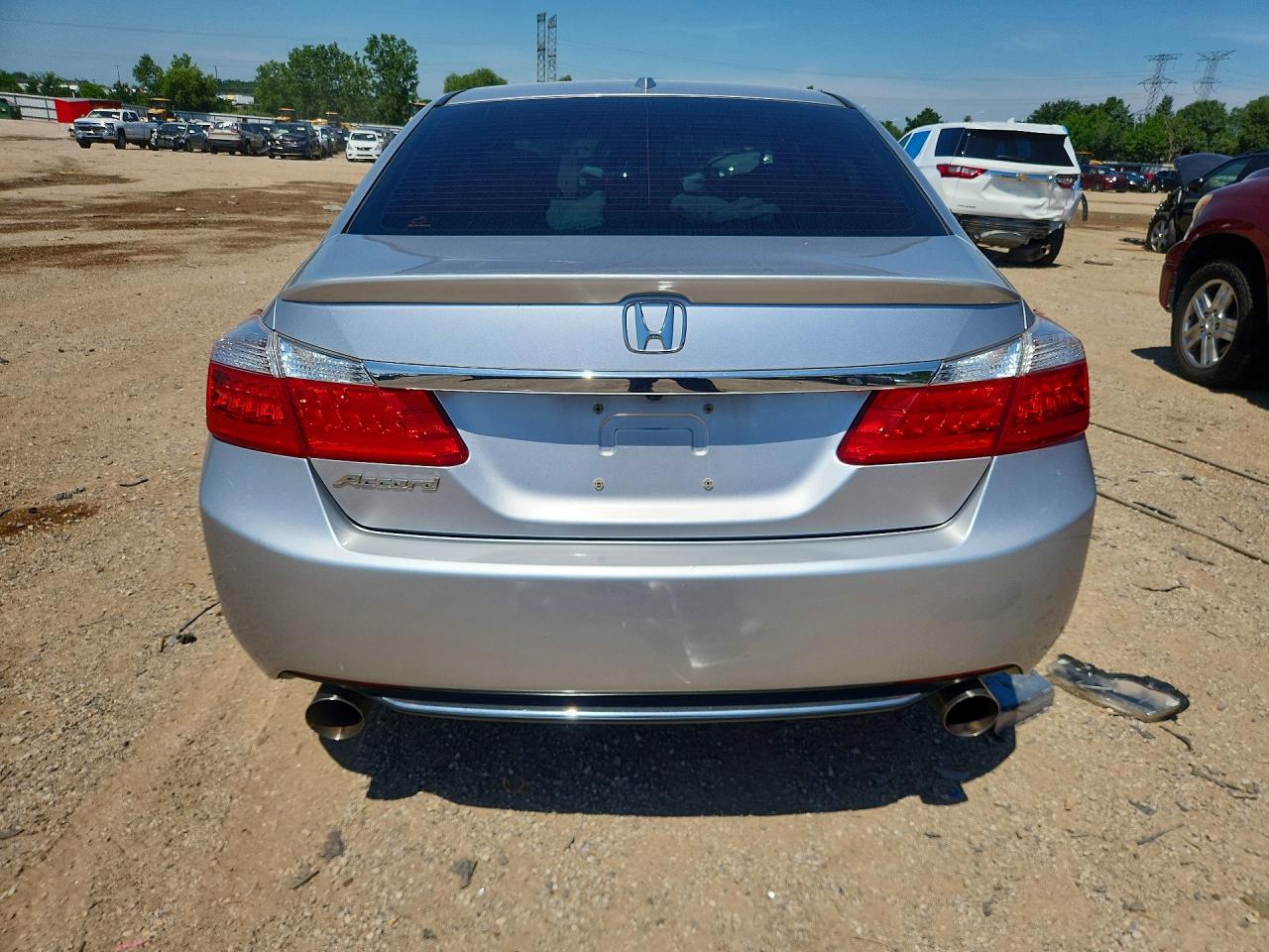 2013 Honda Accord Exl Silver vin: 1HGCR2F85DA128800