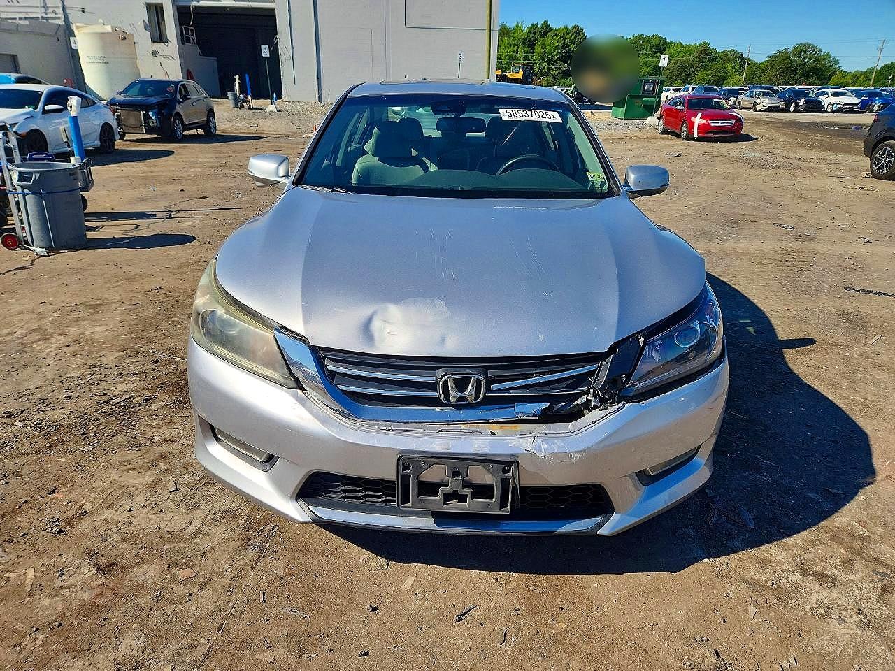 2013 Honda Accord Exl Серебряный vin: 1HGCR2F85DA136850