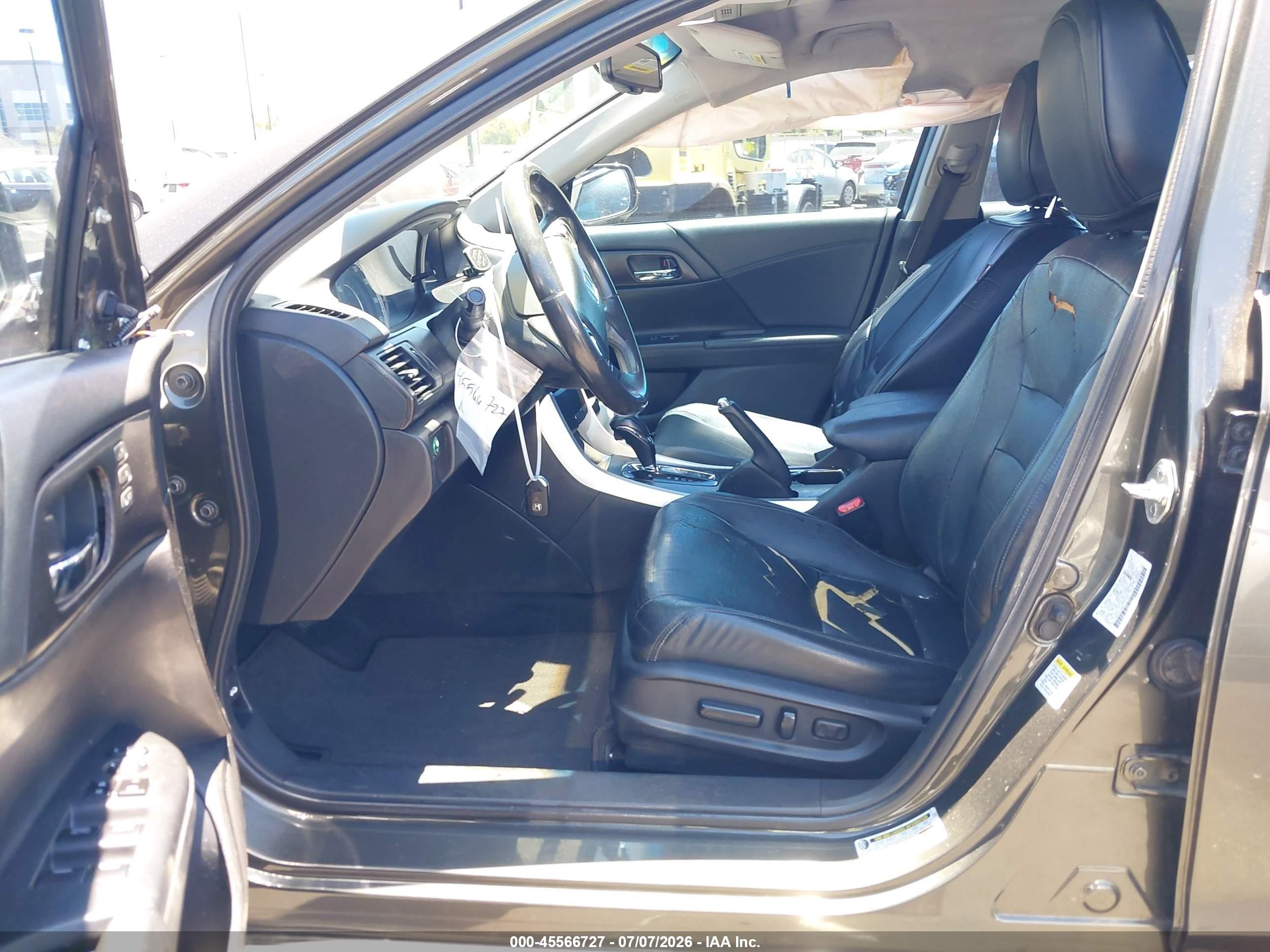 2013 Honda Accord Ex-l Gray vin: 1HGCR2F85DA140249