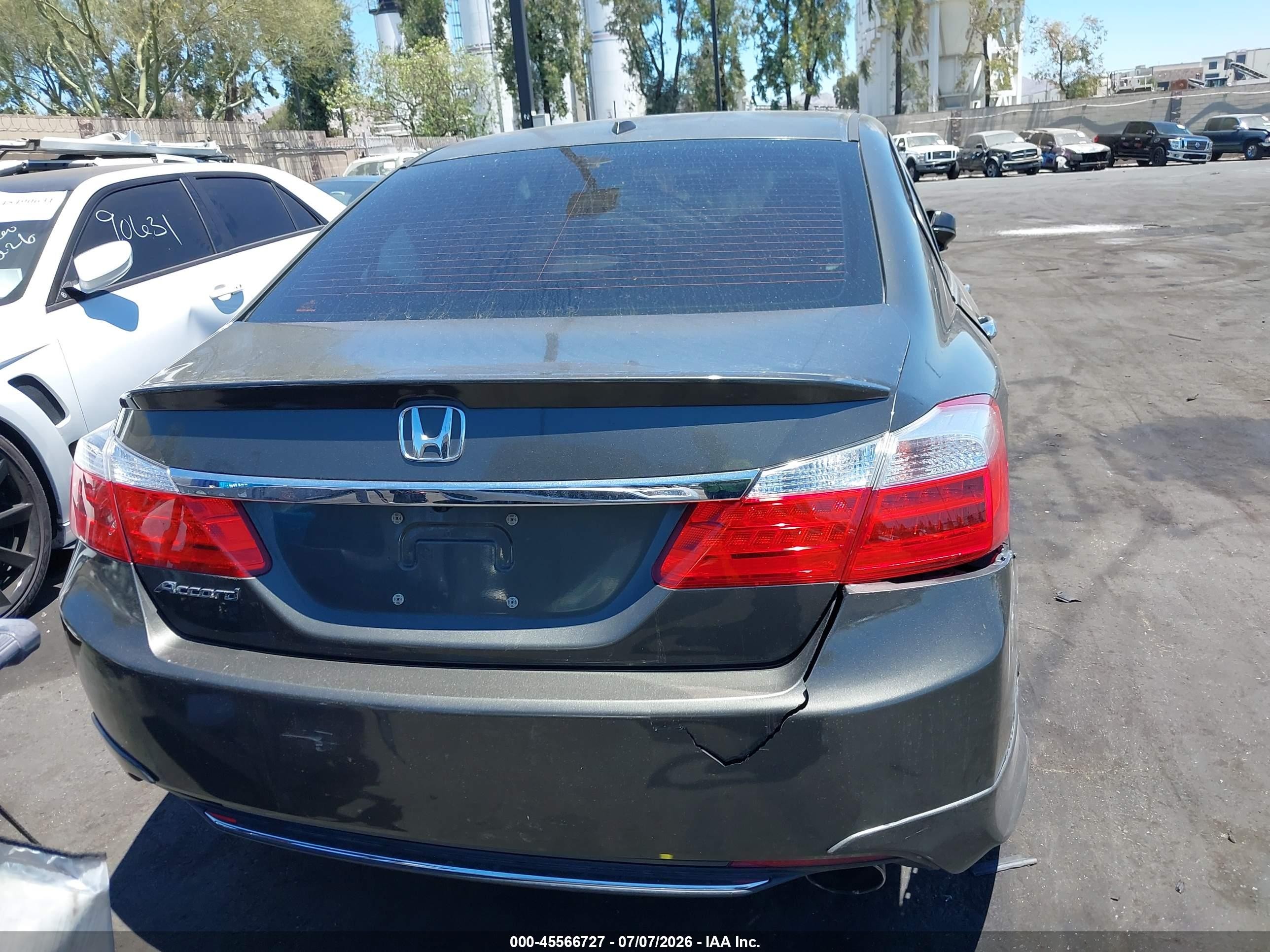 2013 Honda Accord Ex-l Gray vin: 1HGCR2F85DA140249