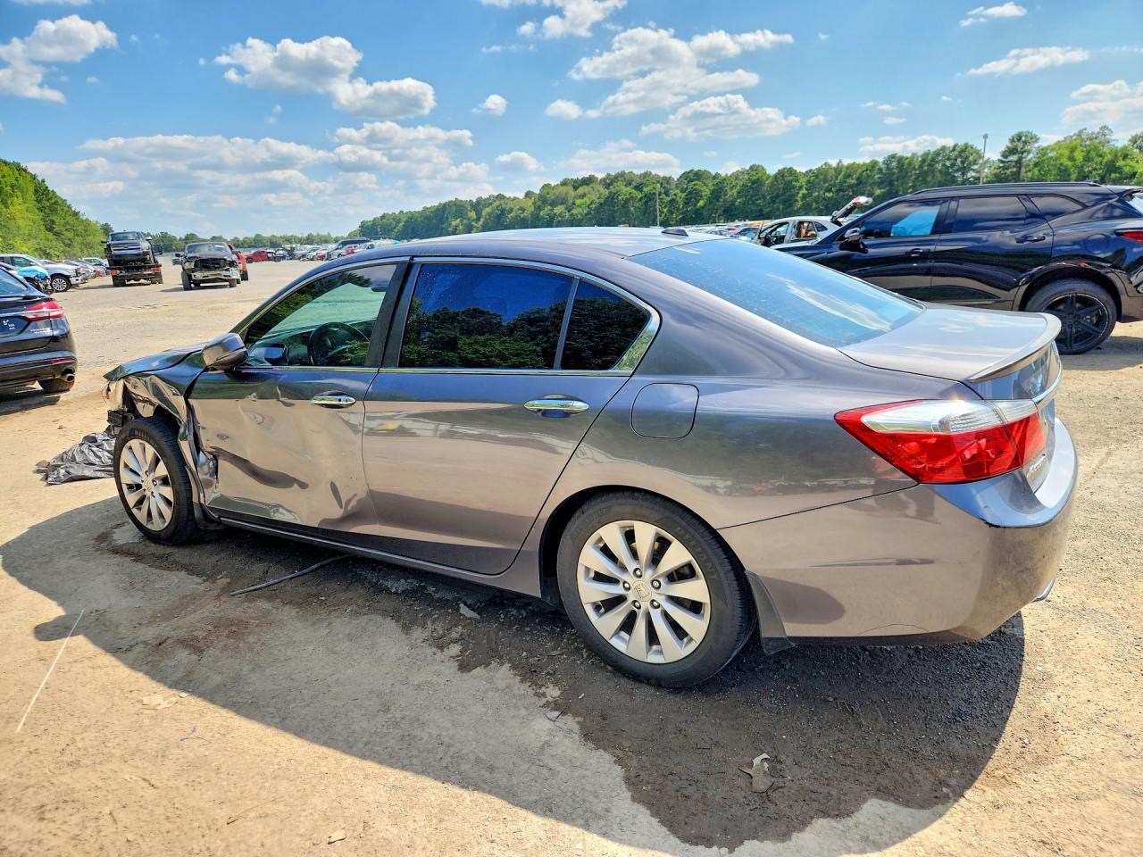 2013 Honda Accord Exl Gray vin: 1HGCR2F85DA153647