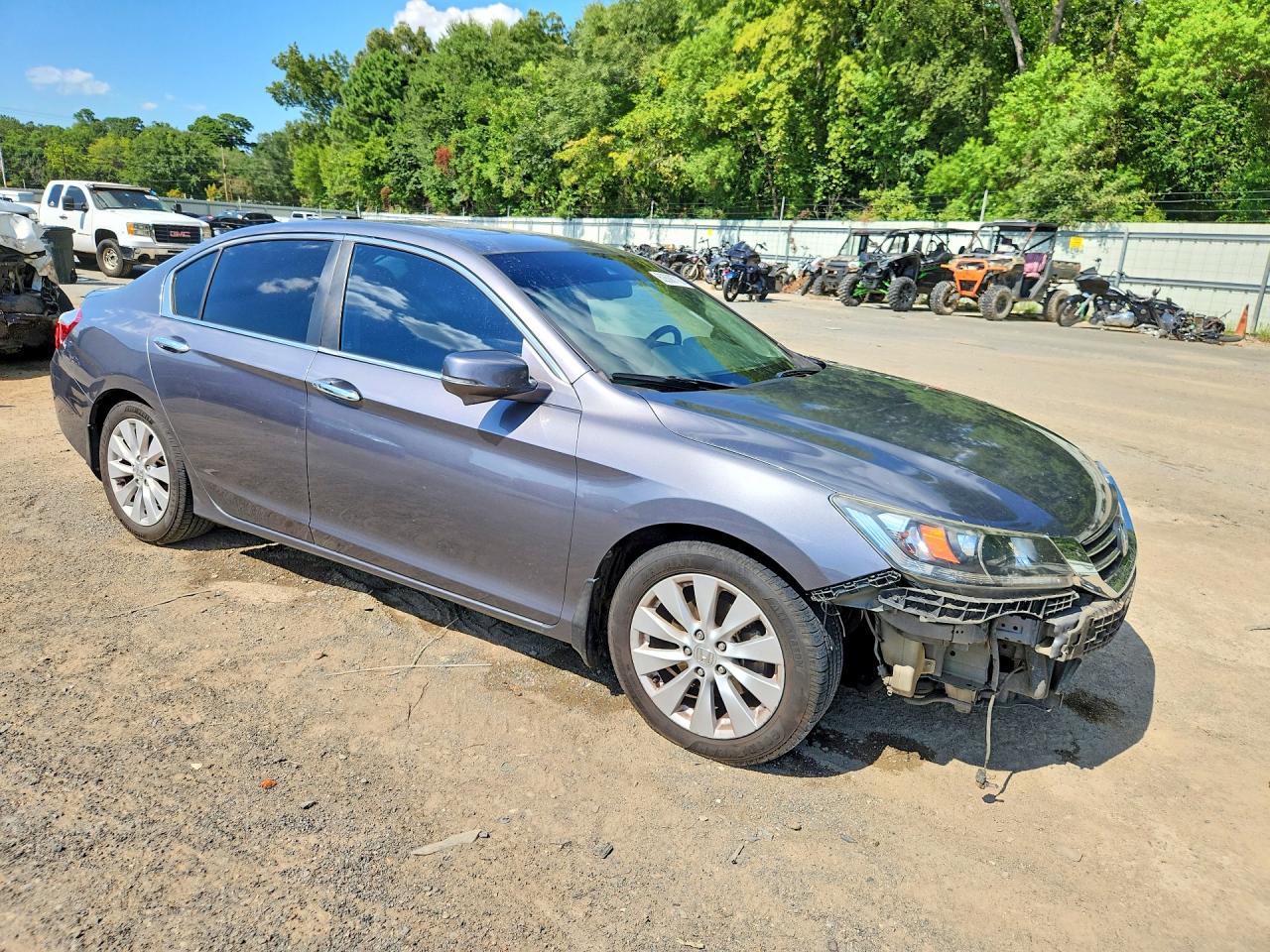 2013 Honda Accord Exl Gray vin: 1HGCR2F85DA153647