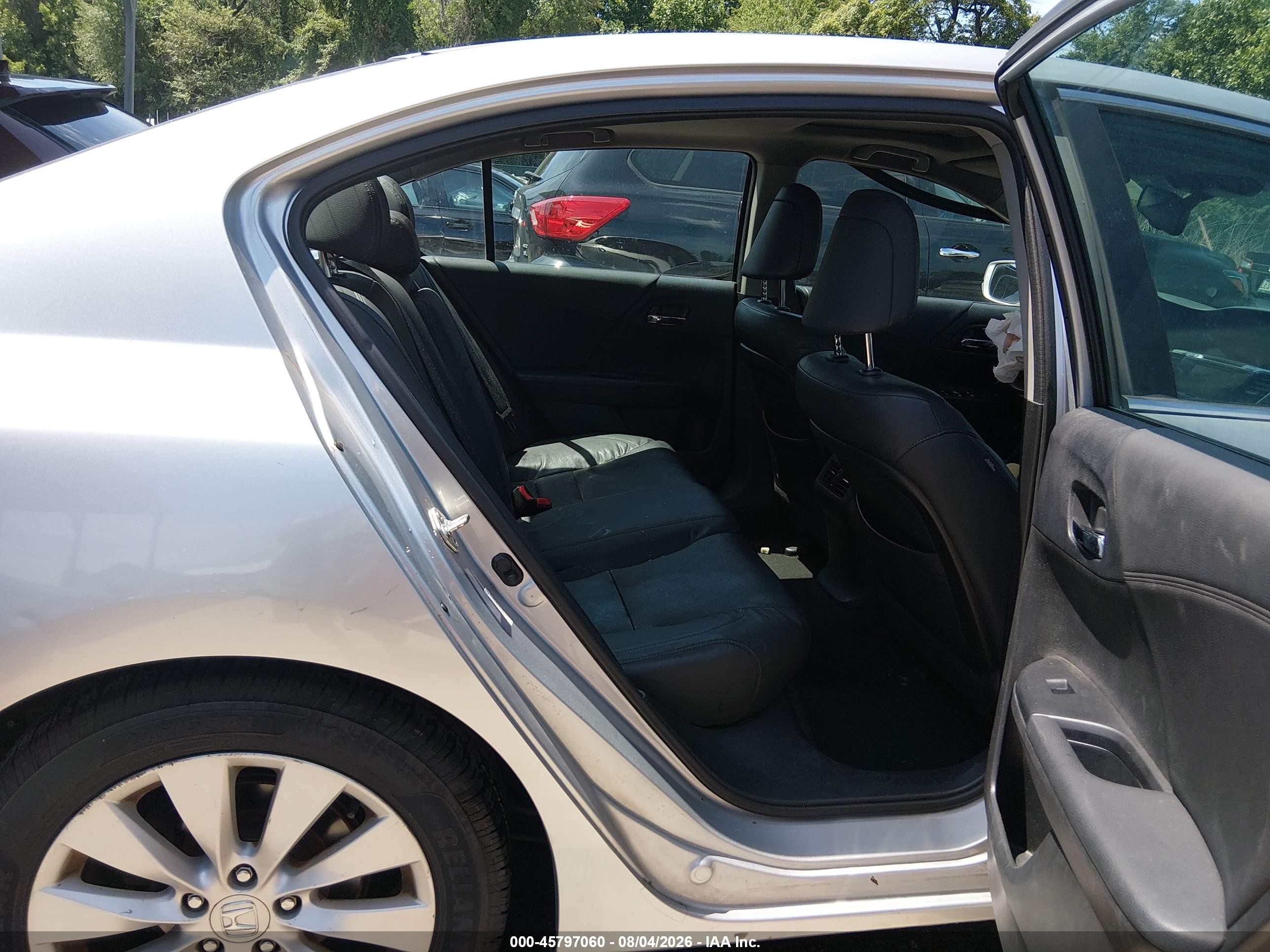 2013 Honda Accord Ex-l Silver vin: 1HGCR2F85DA162946