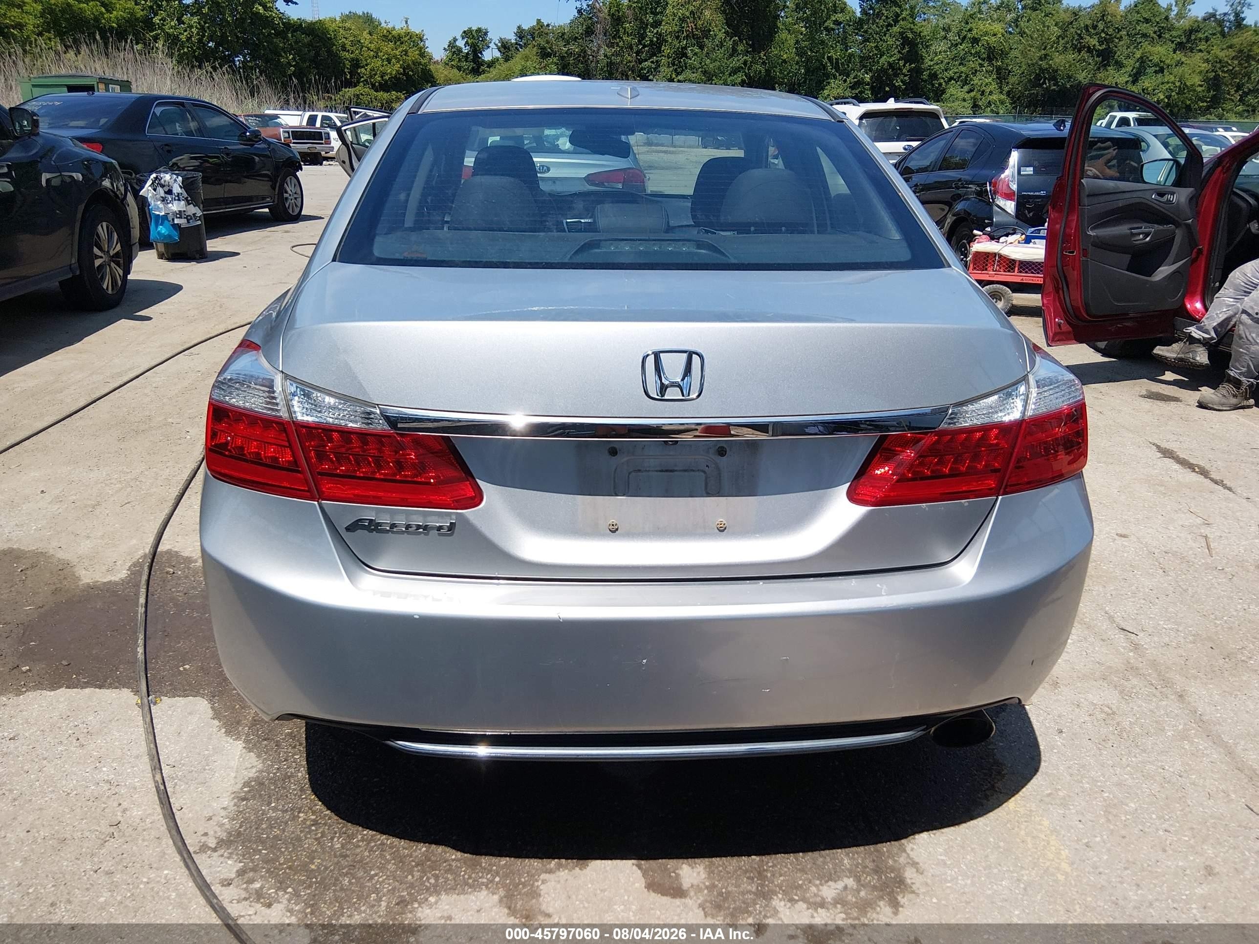 2013 Honda Accord Ex-l Silver vin: 1HGCR2F85DA162946