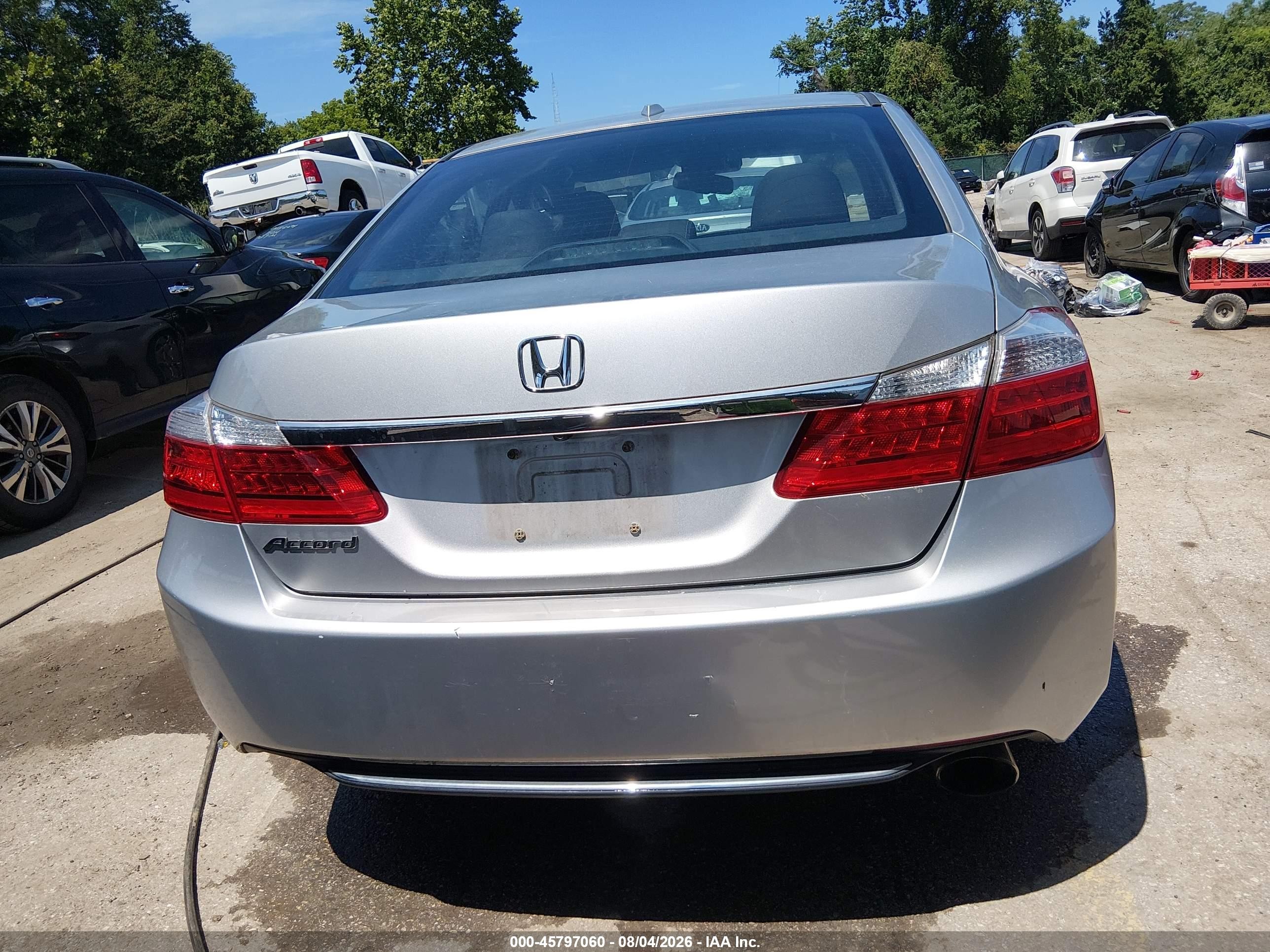 2013 Honda Accord Ex-l Silver vin: 1HGCR2F85DA162946