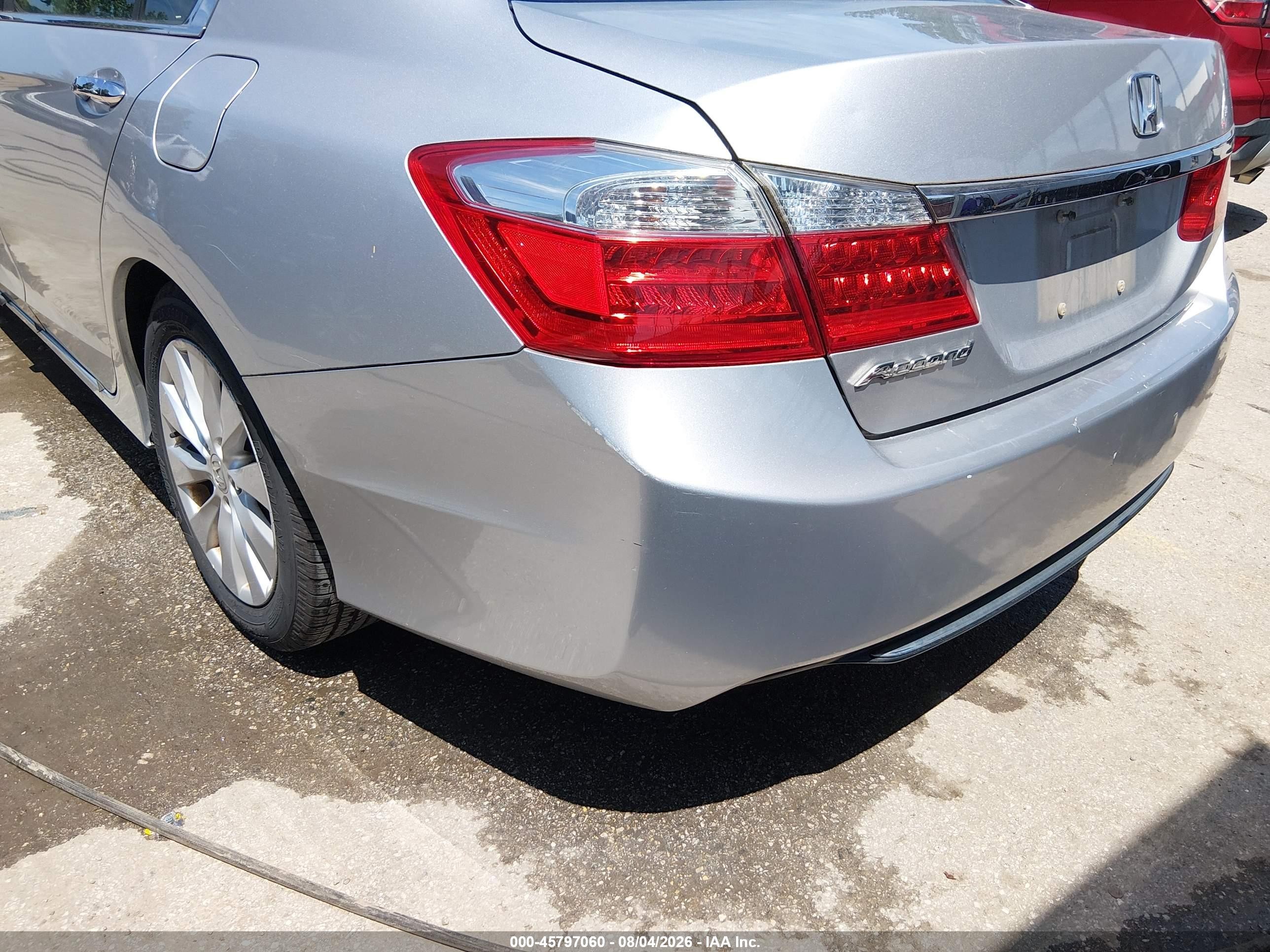 2013 Honda Accord Ex-l Silver vin: 1HGCR2F85DA162946