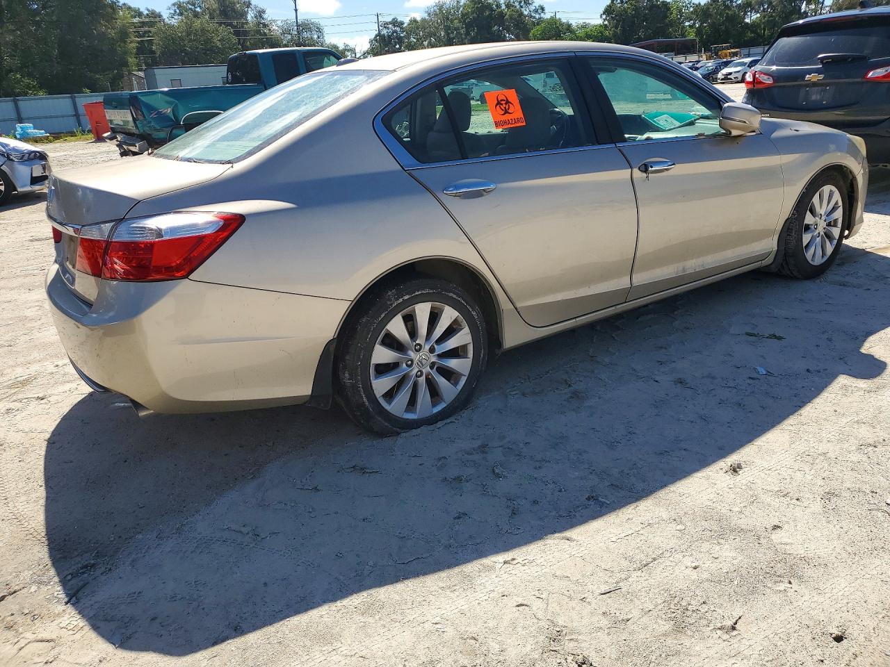 2013 Honda Accord Exl Tan vin: 1HGCR2F85DA173137