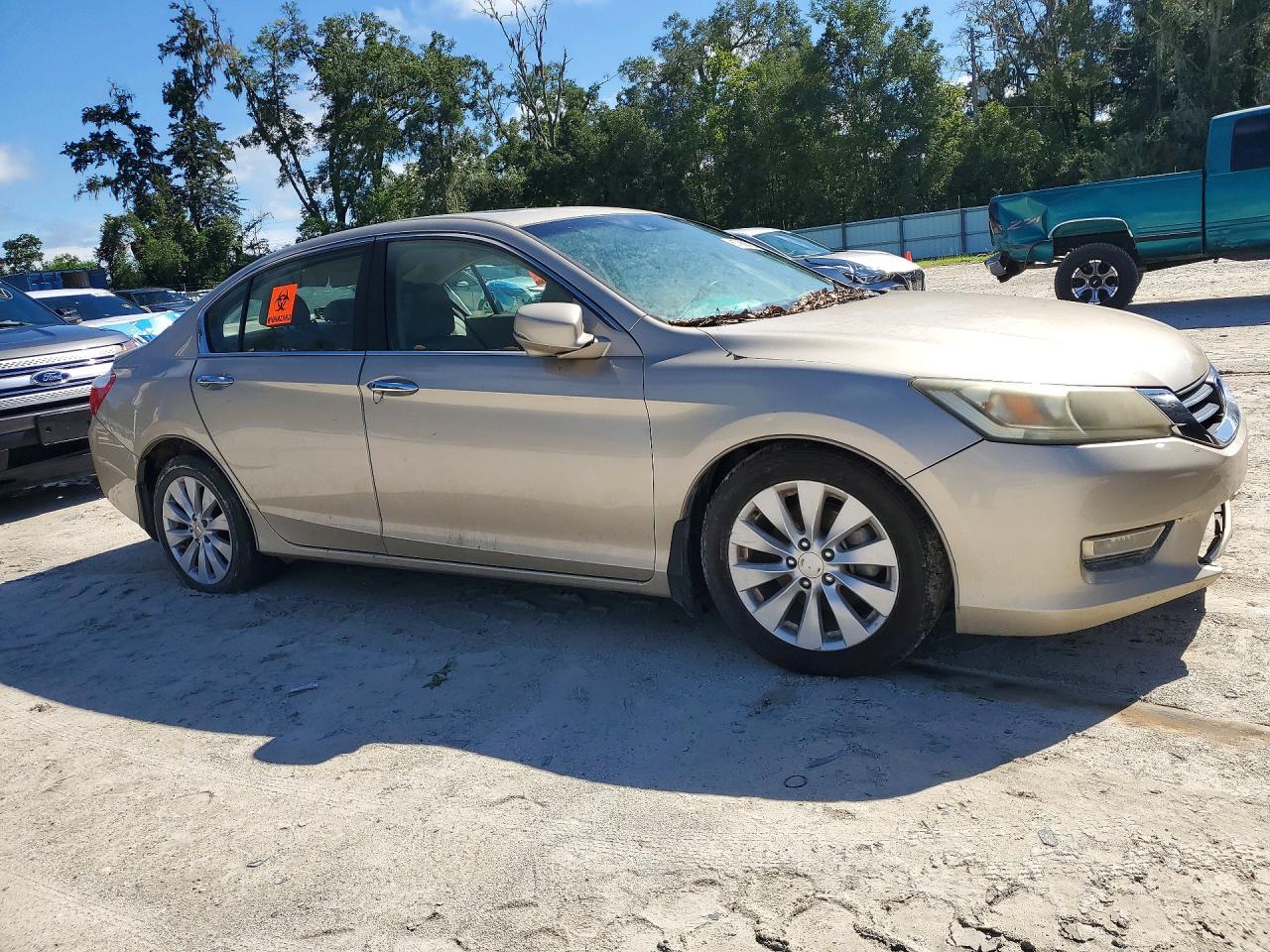 2013 Honda Accord Exl Tan vin: 1HGCR2F85DA173137