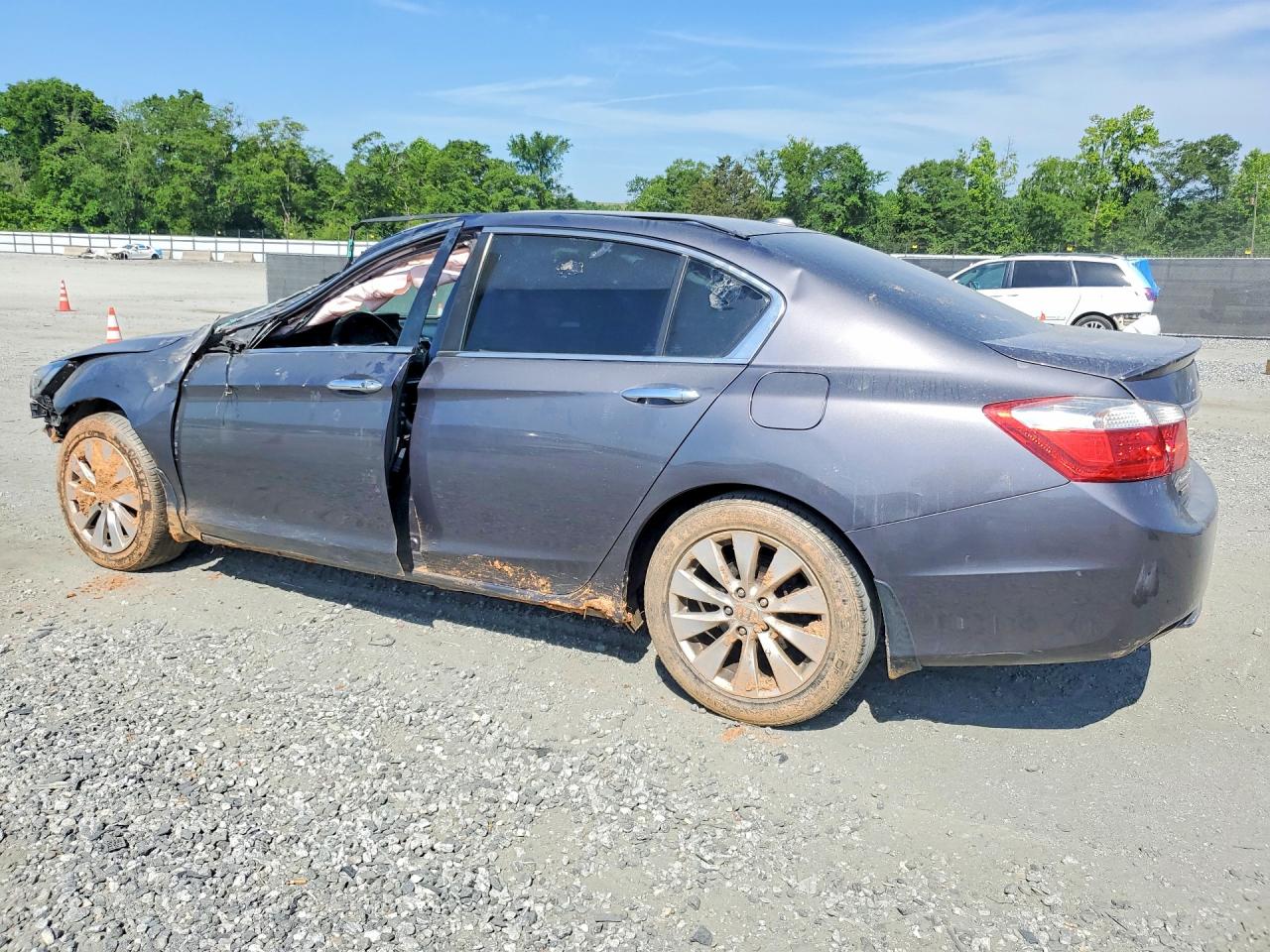 2013 Honda Accord Exl Gray vin: 1HGCR2F85DA191217