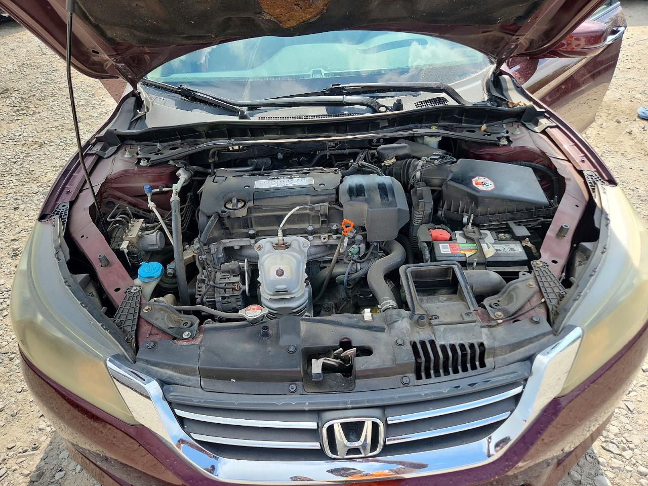 2013 Honda Accord Exl Maroon vin: 1HGCR2F85DA193422
