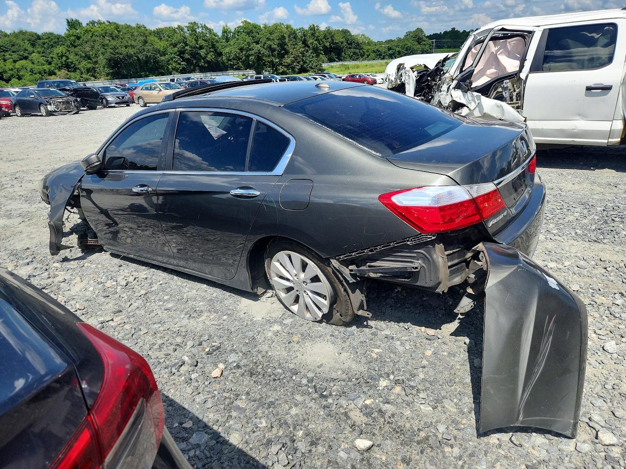 2013 Honda Accord Exl Green vin: 1HGCR2F85DA200384