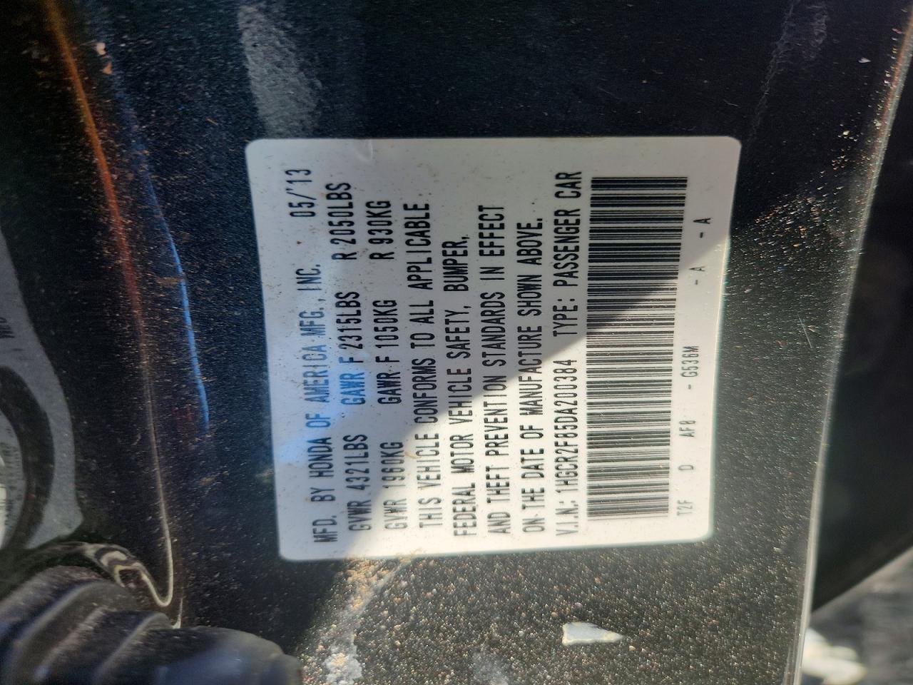 2013 Honda Accord Exl Green vin: 1HGCR2F85DA200384