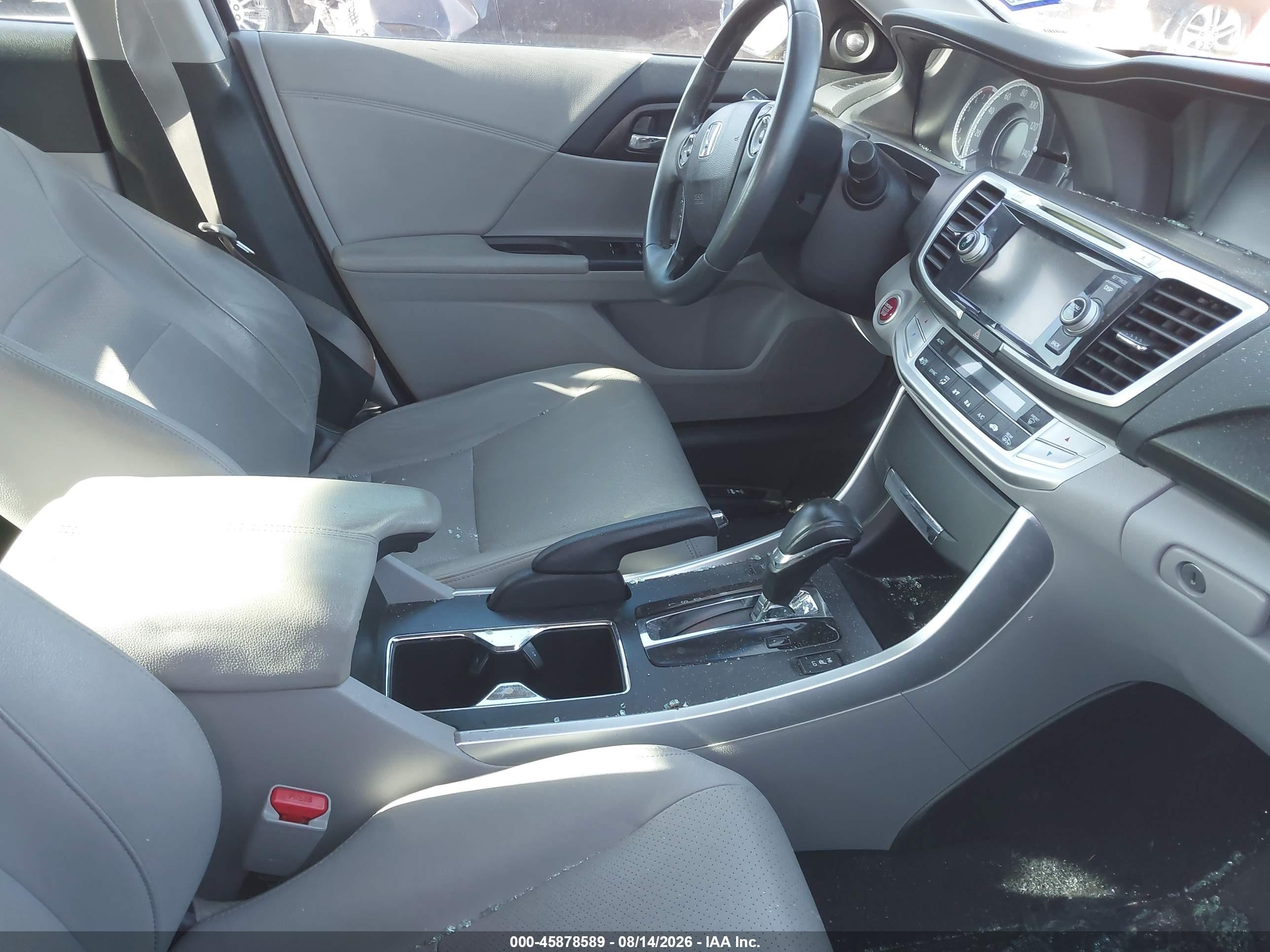 2013 Honda Accord Ex-l Blue vin: 1HGCR2F85DA207464