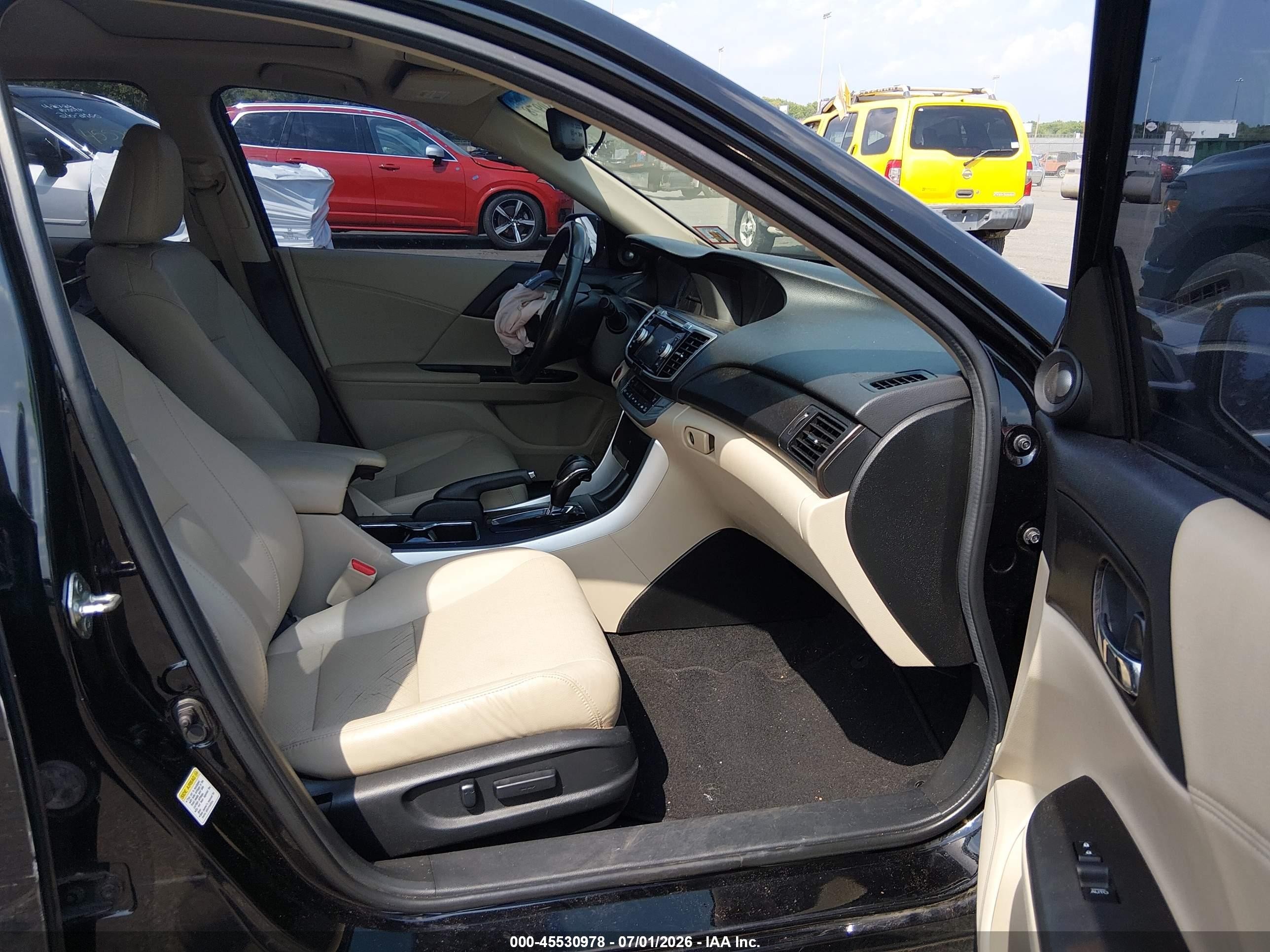 2013 Honda Accord Ex-l Black vin: 1HGCR2F85DA215757