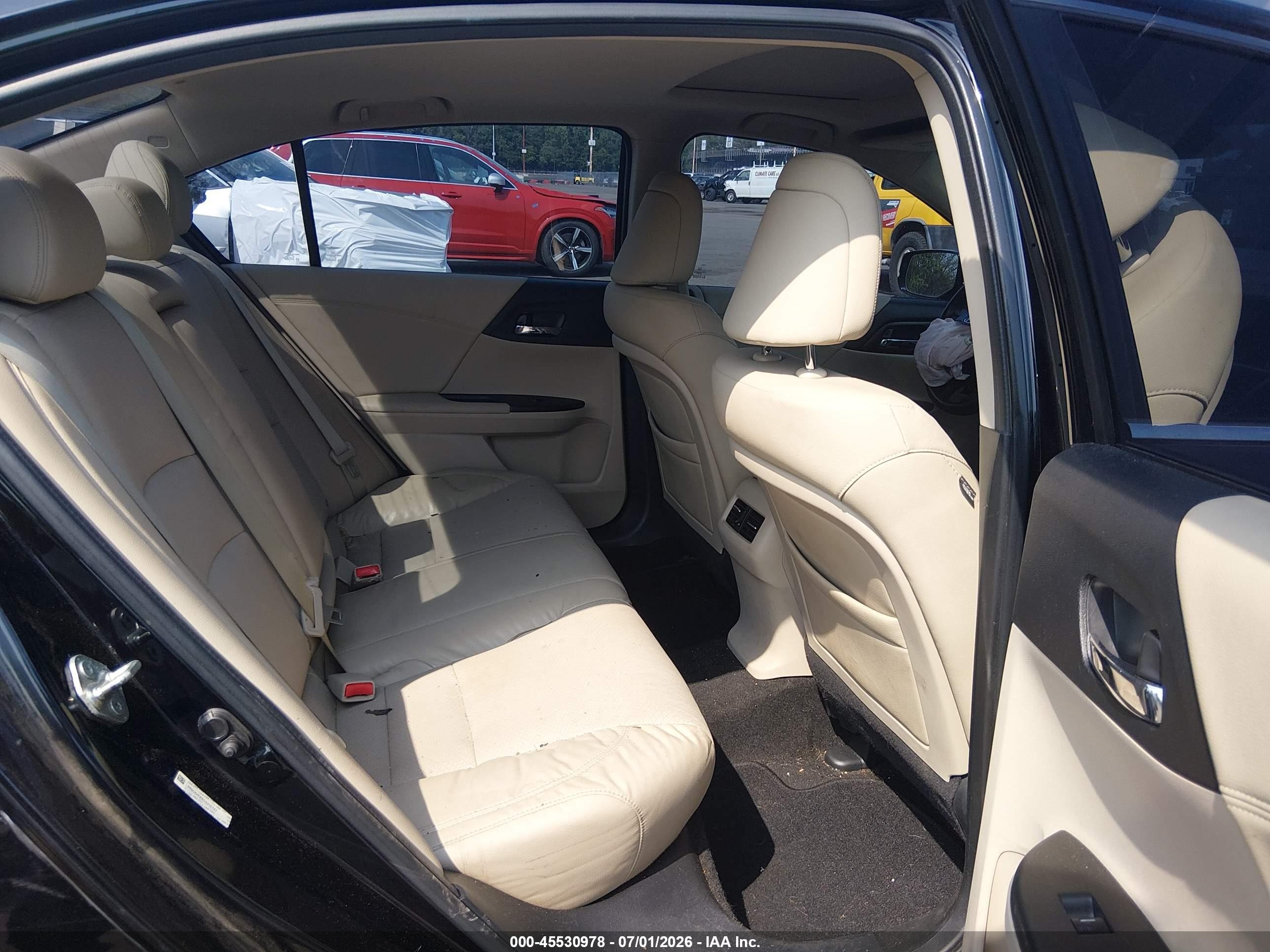 2013 Honda Accord Ex-l Black vin: 1HGCR2F85DA215757