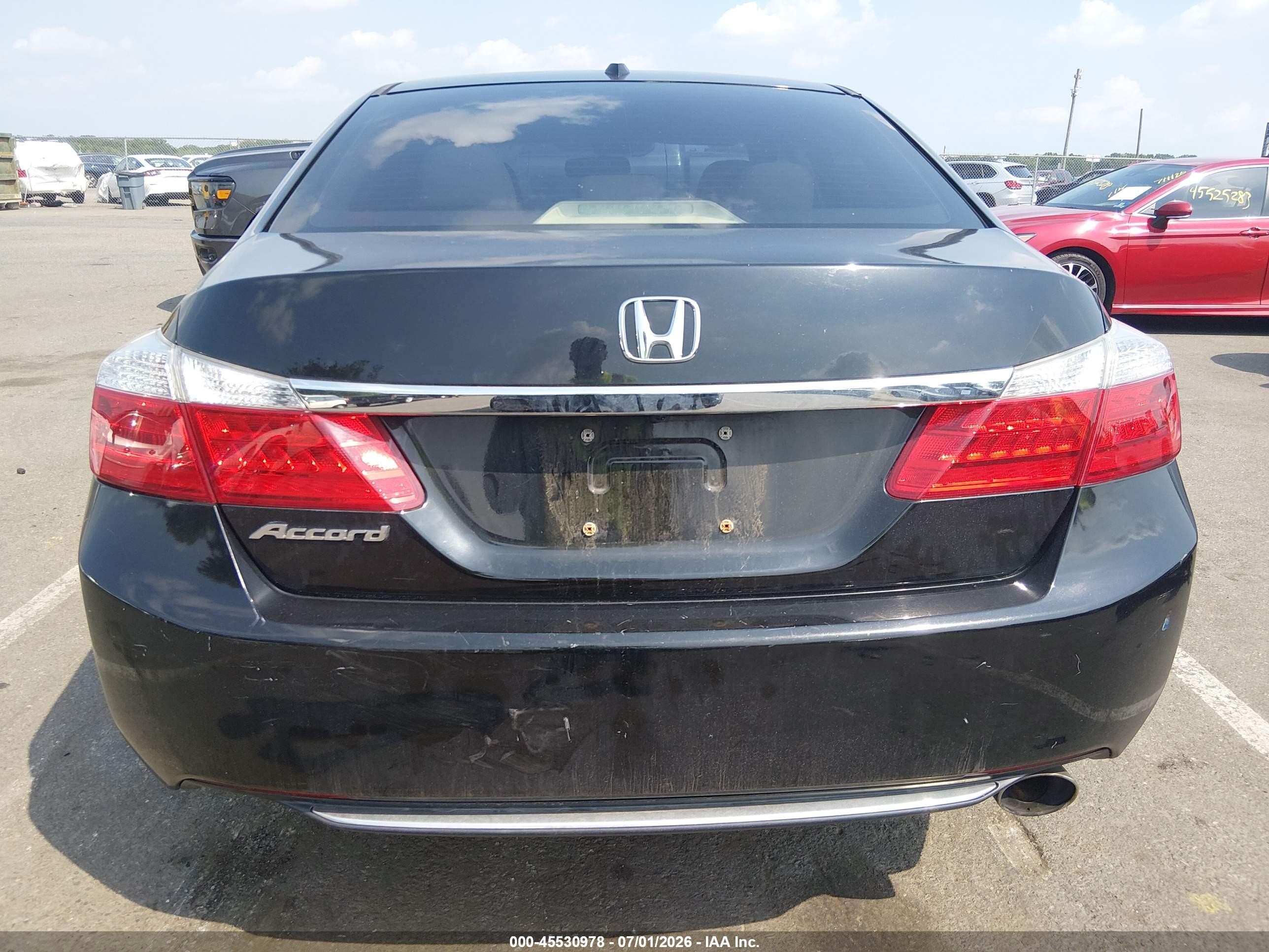 2013 Honda Accord Ex-l Black vin: 1HGCR2F85DA215757