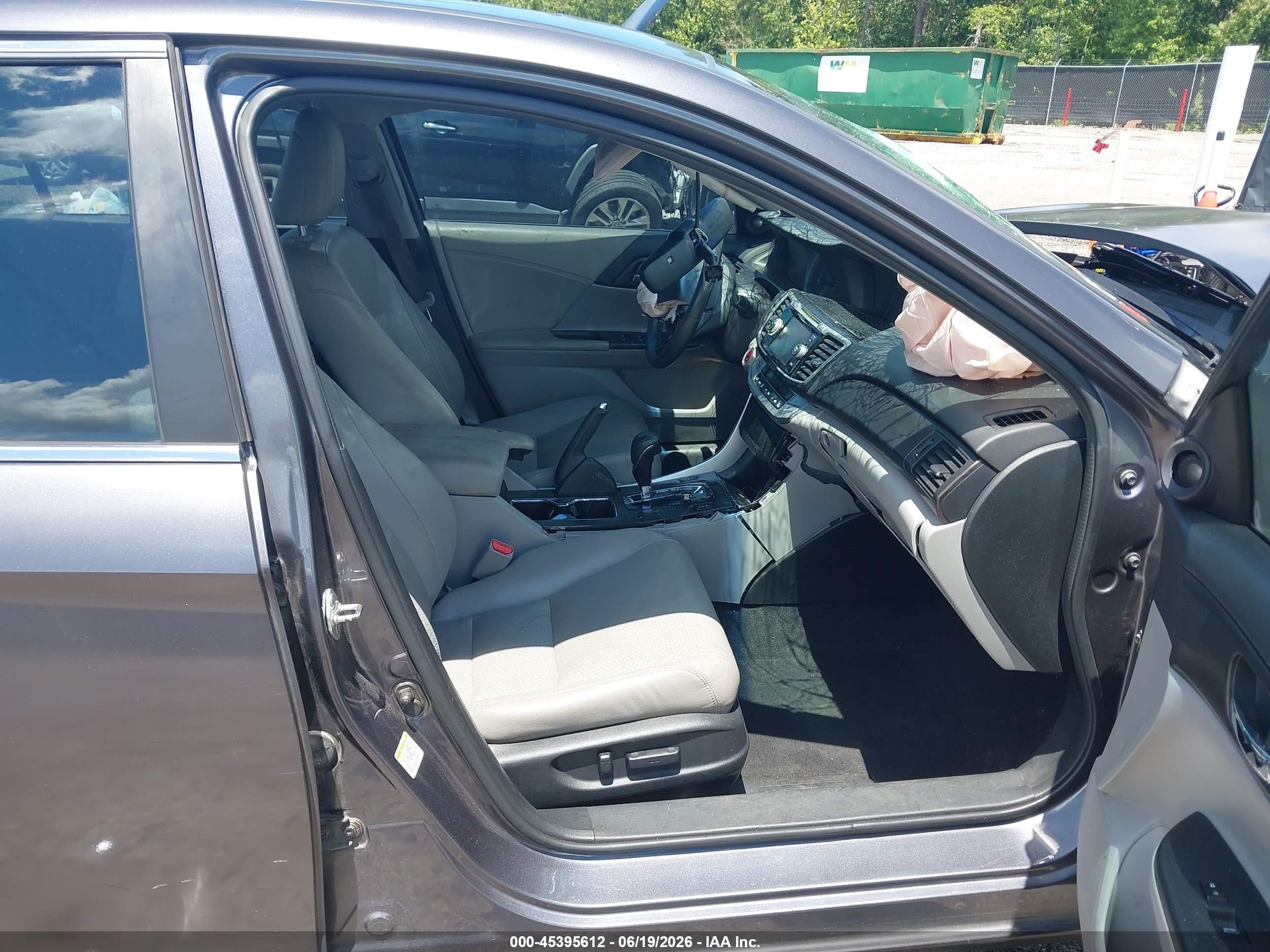 2013 Honda Accord Ex-l Gray vin: 1HGCR2F85DA243851